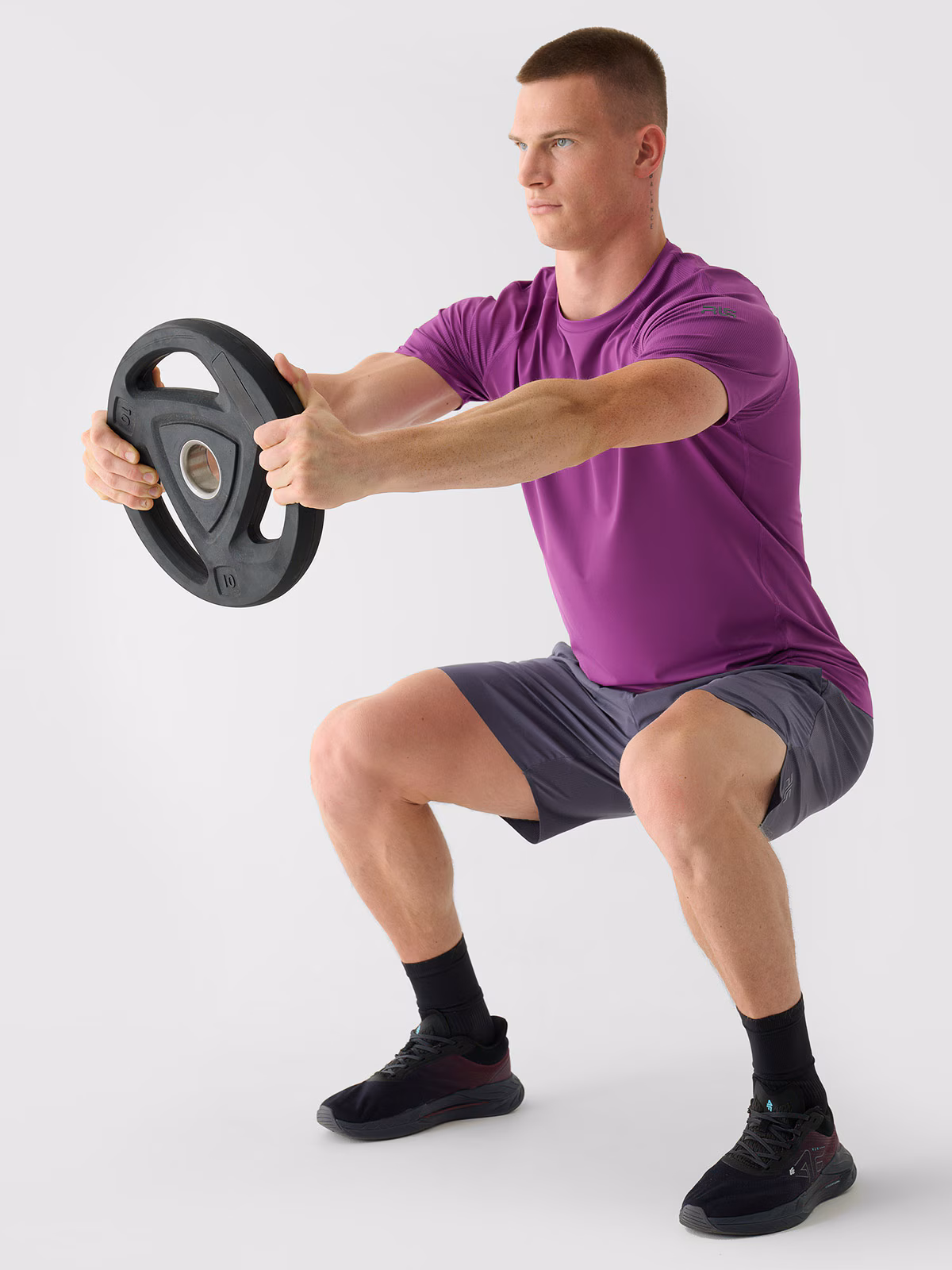 Spodenki treningowe szybkoschnące męskie 4F x Robert Lewandowski - szare