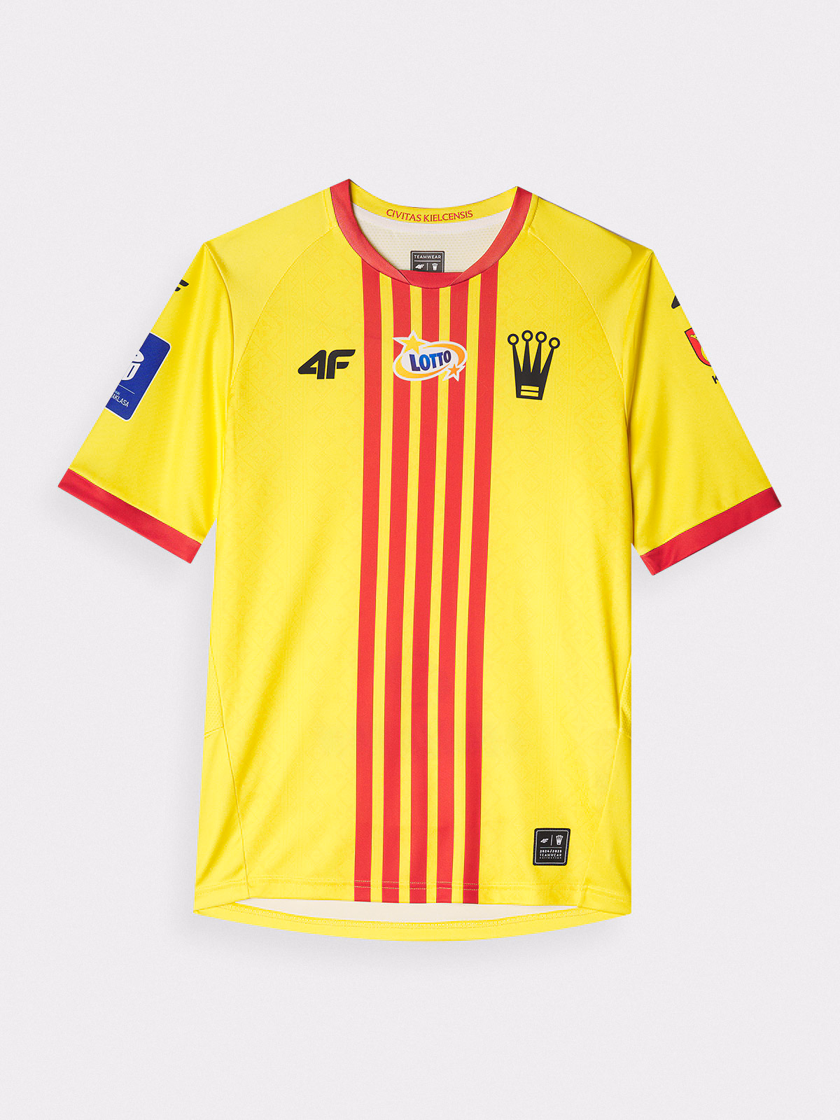 Koszulka klubowa domowa z sezonu 2024/25 męska 4F x Korona Kielce - multikolor