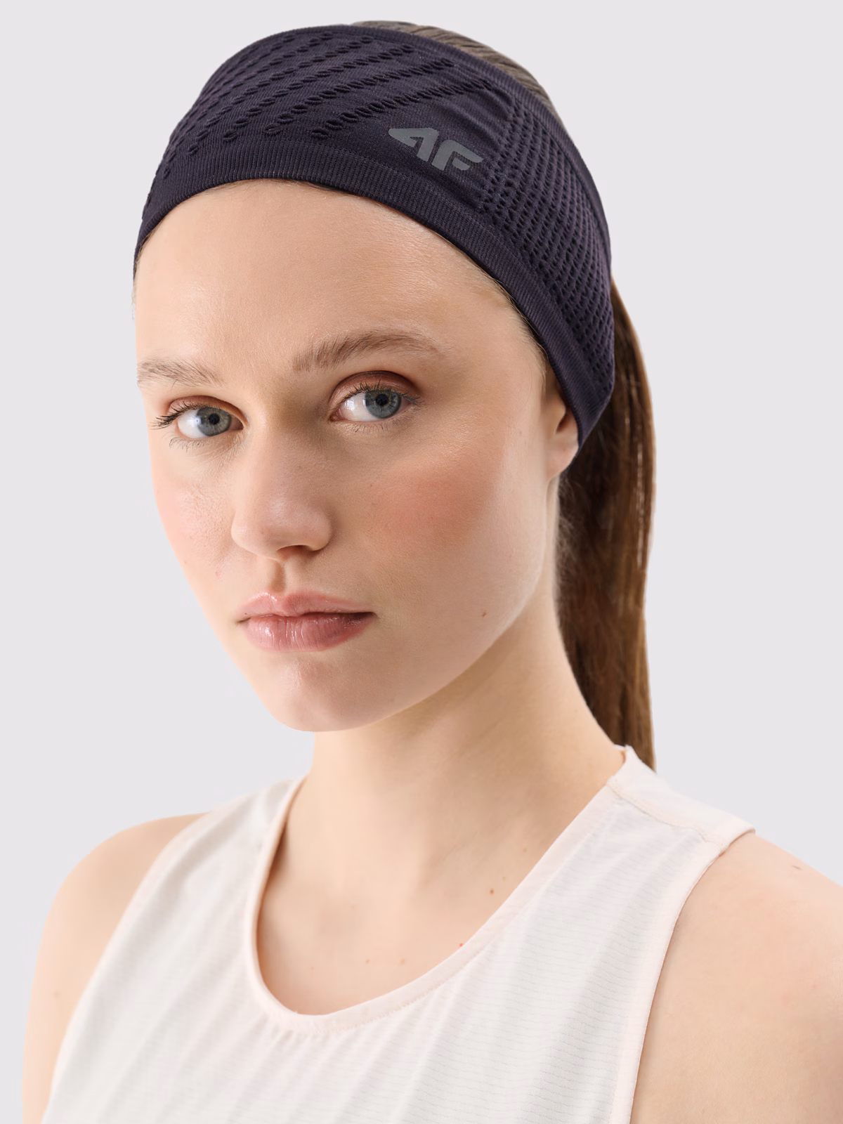 Opaska do biegania uniseks - czarna