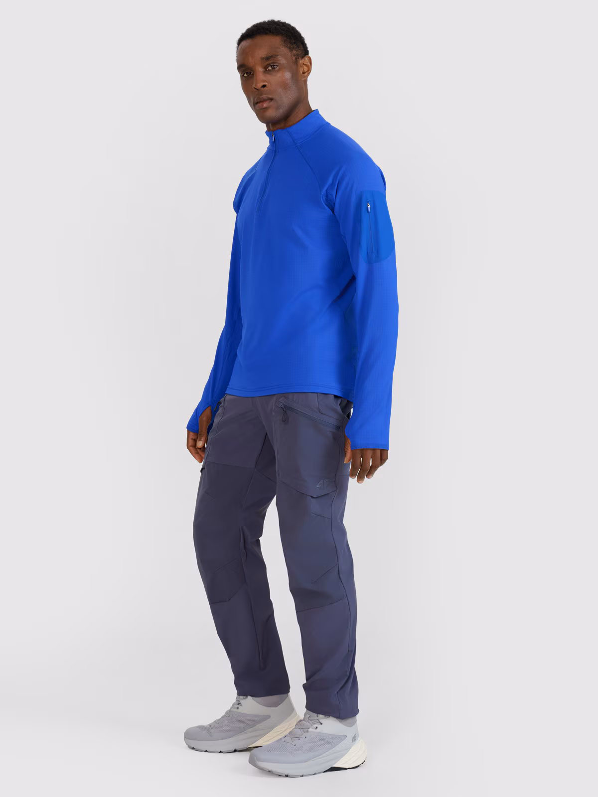 Spodnie trekkingowe szybkoschnące męskie - szare