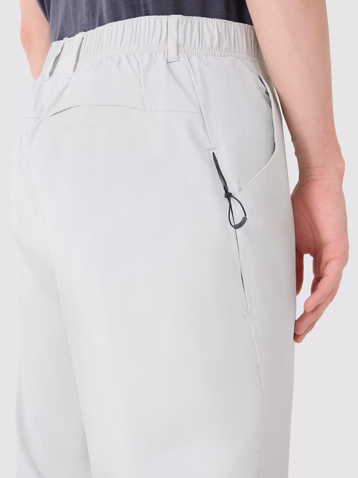 Spodnie trekkingowe szybkoschnące męskie - czarne