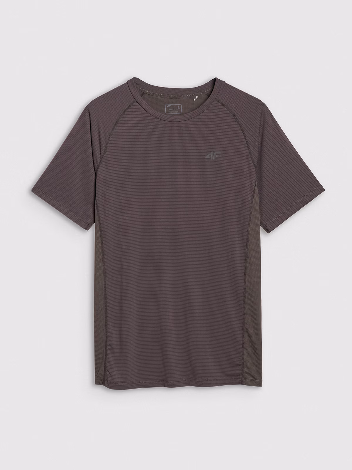 Koszulka treningowa szybkoschnąca męska - beżowa