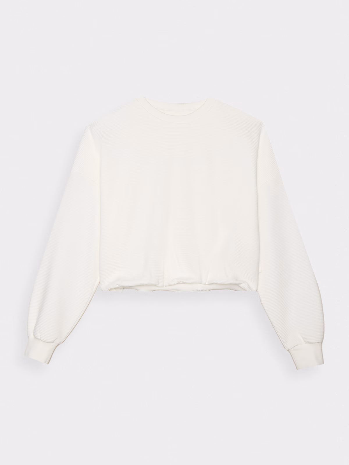 Bluza dresowa nierozpinana bez kaptura damska - niebieska