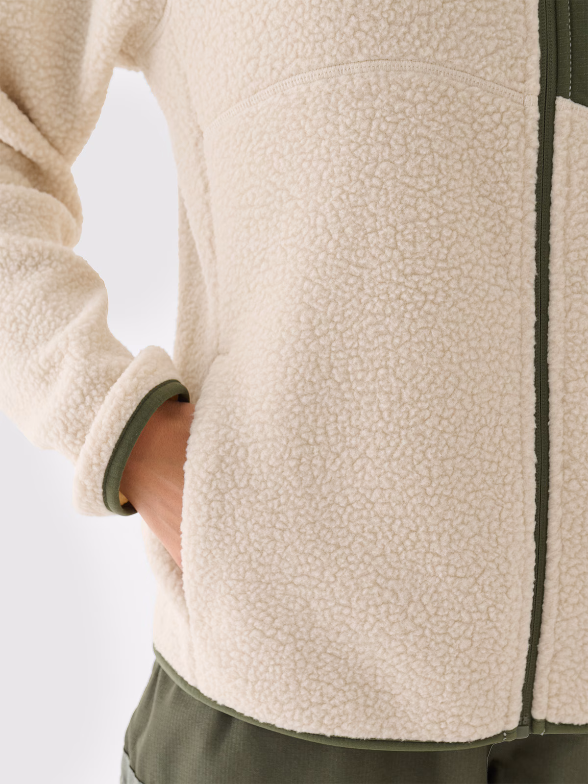 Polar sherpa ze stójką damski - czarny