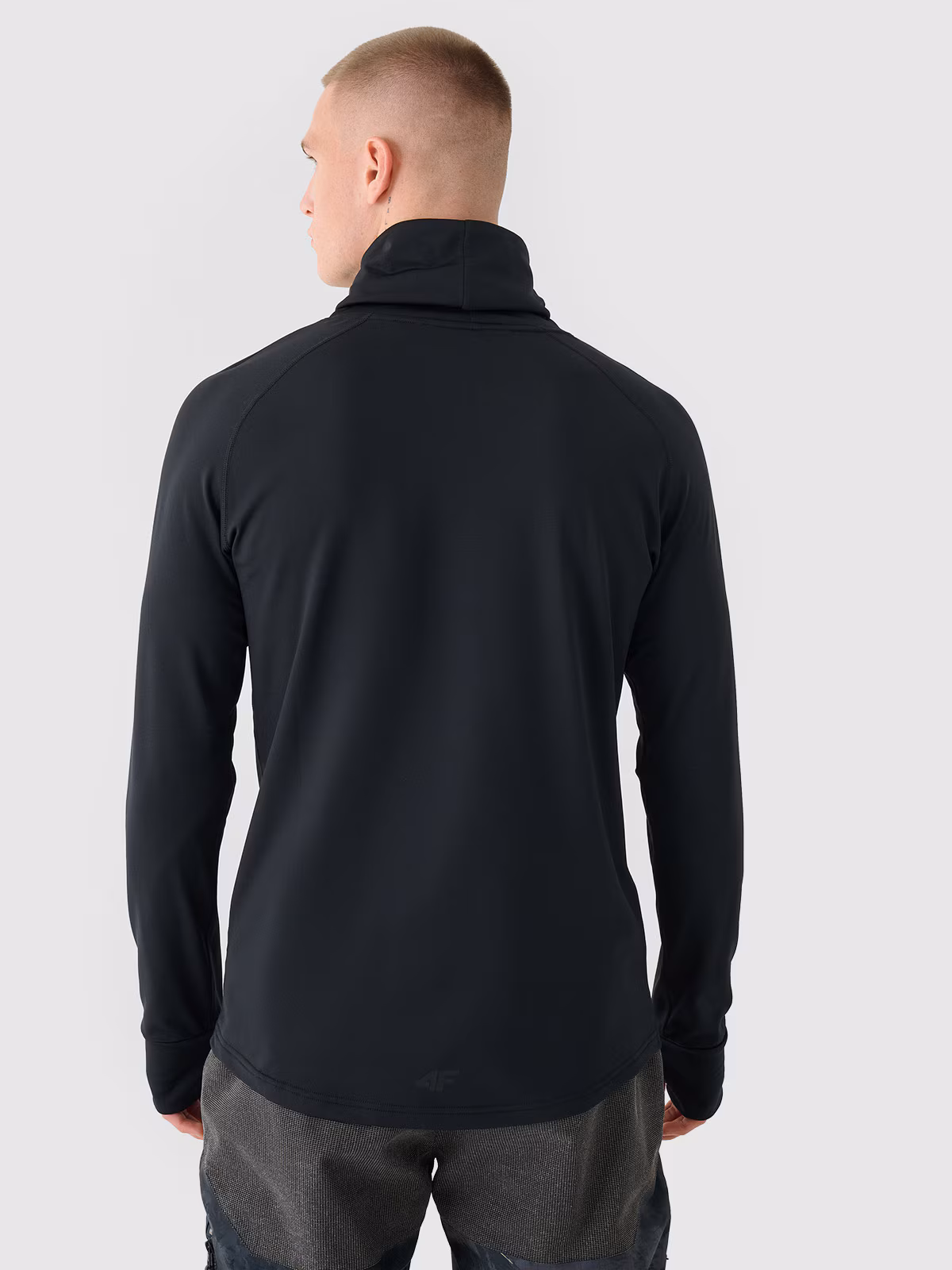 Bielizna termiczna drapana (góra) męska - czarna