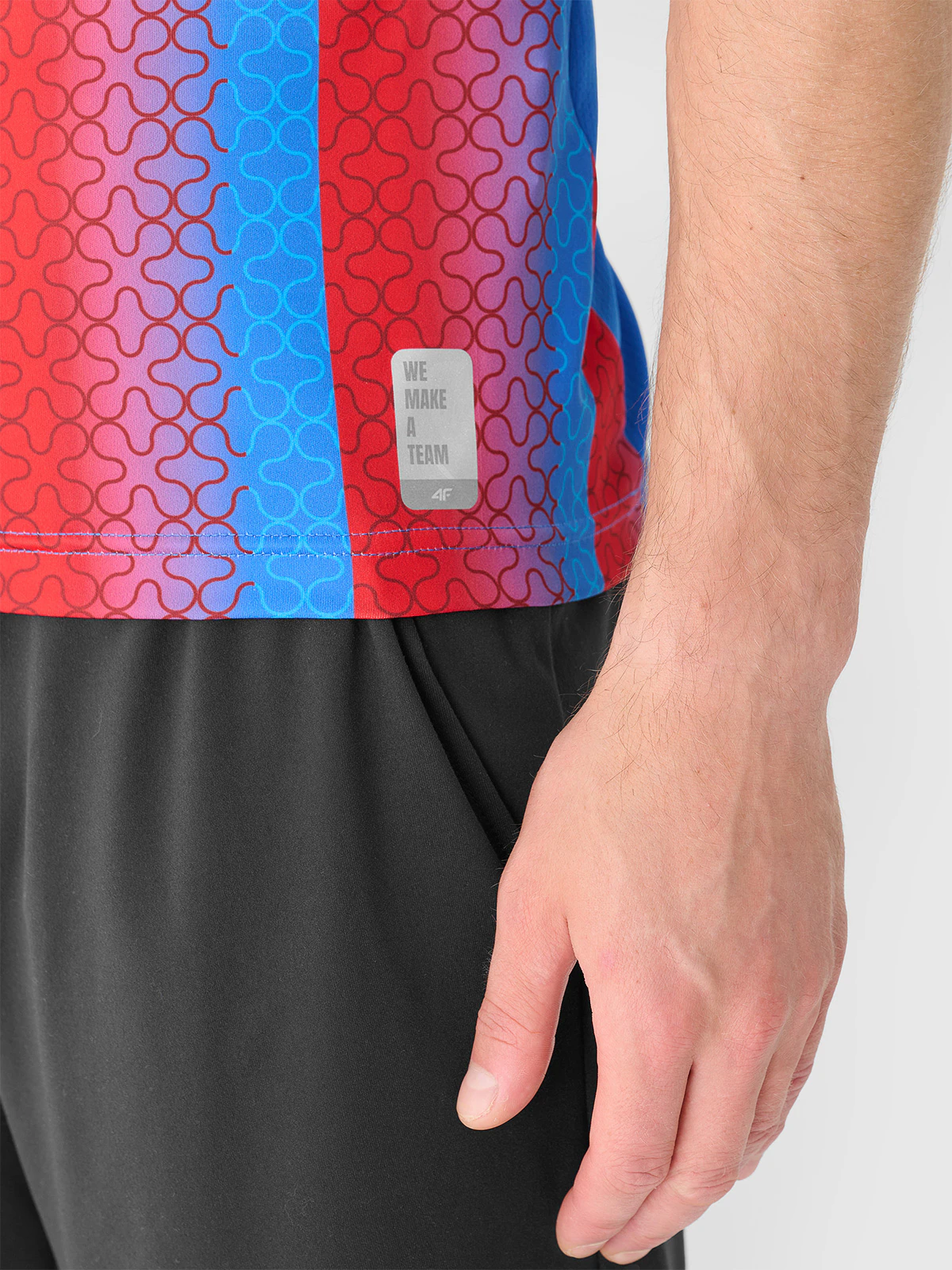 Koszulka klubowa wyjazdowa z sezonu 2024/25 męska 4F x Piast Gliwice - multikolor