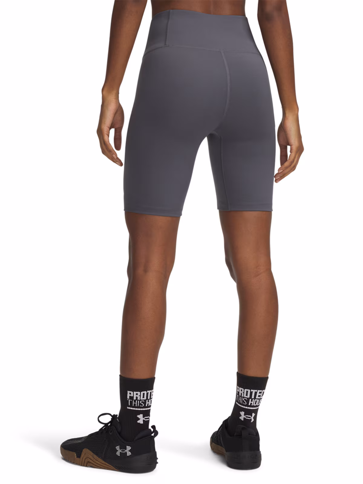 Spodenki treningowe damskie Under Armour Motion Bike Short Emea - szare