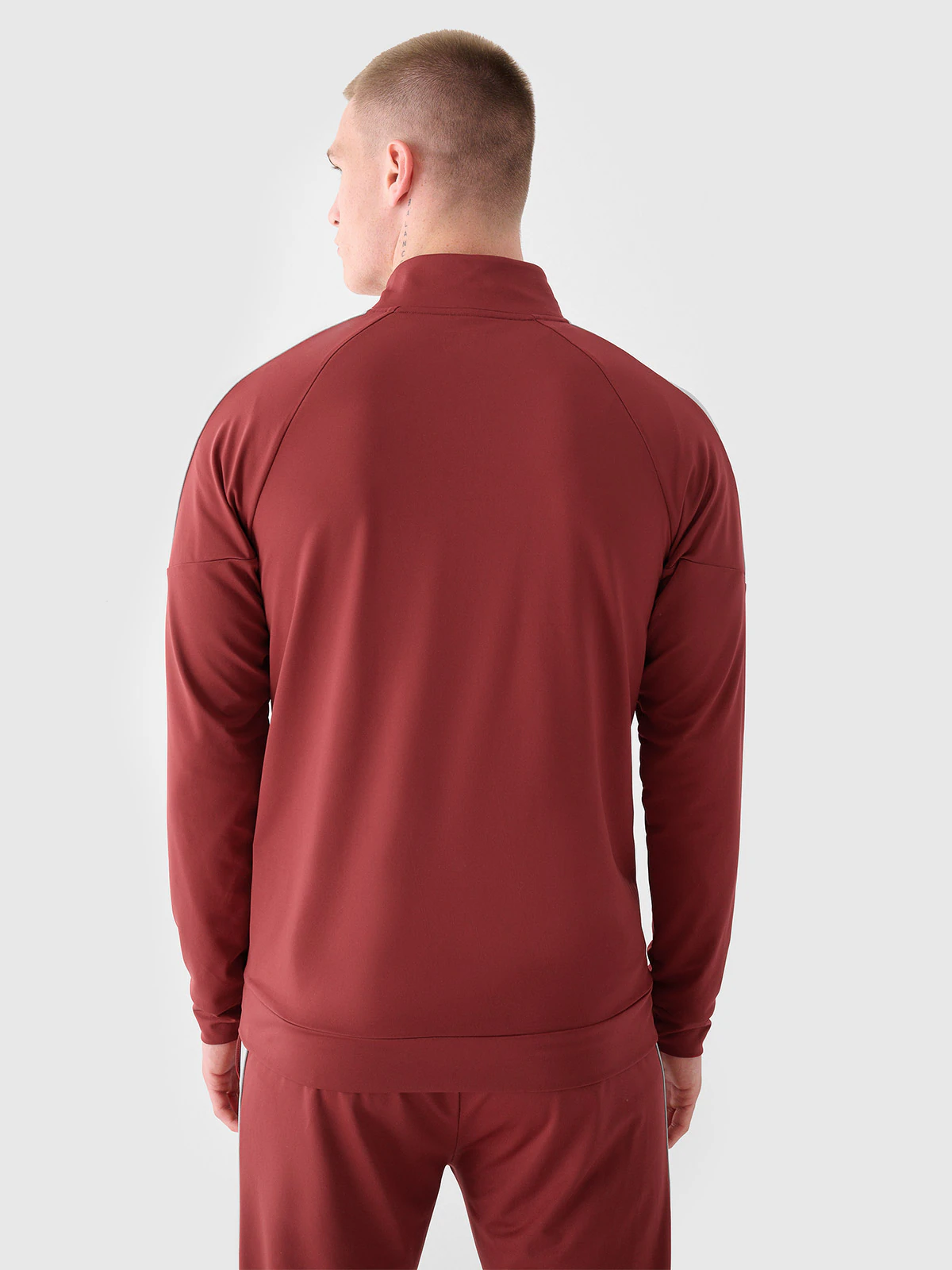 Bluza treningowa szybkoschnąca męska - czerwona