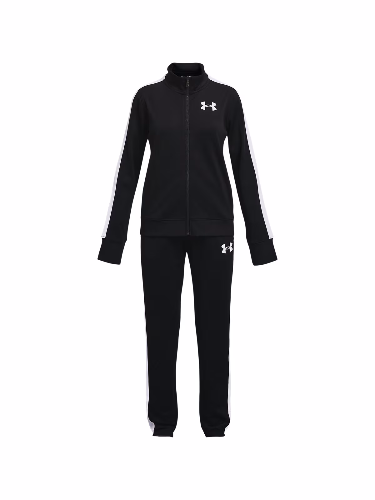 Dres treningowy dziewczęcy UNDER ARMOUR EM Knit Track Suit - czarny
