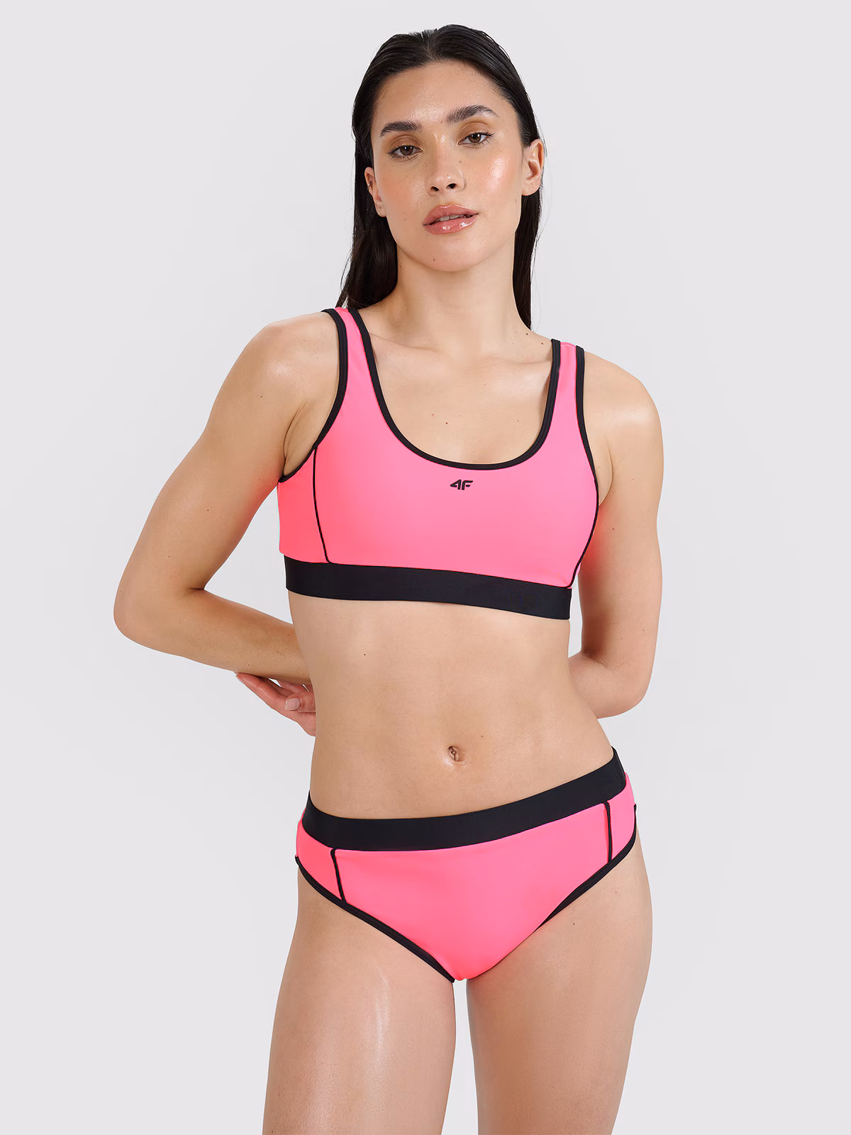 Góra od bikini damska - różowa