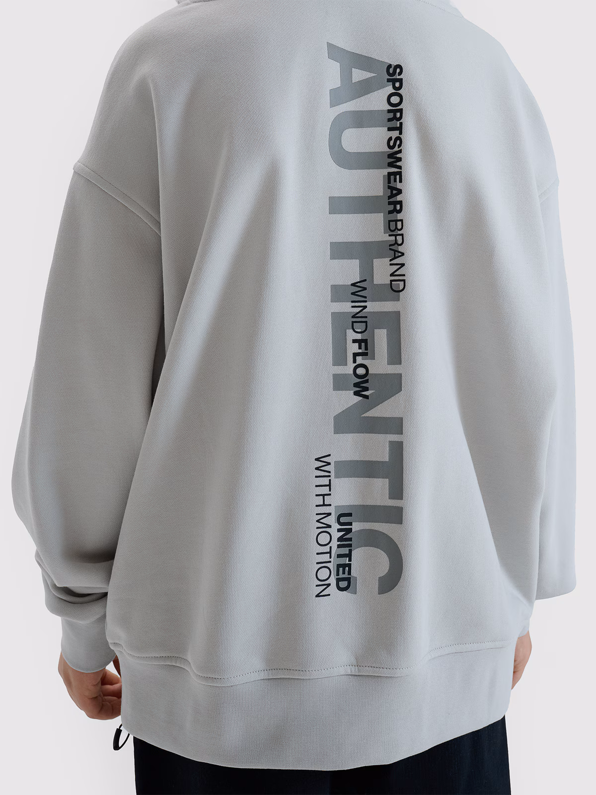 Bluza dresowa nierozpinana z kapturem chłopięca - szara