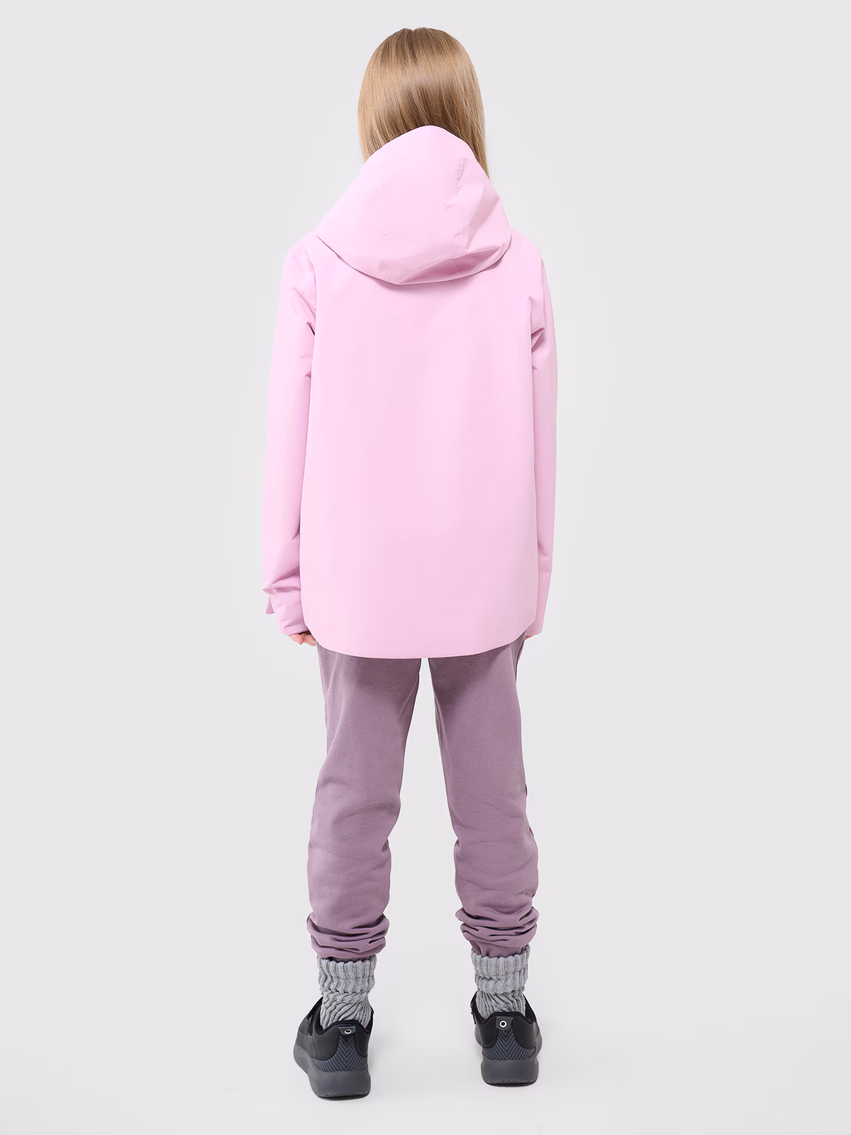 Kurtka przejściowa membrana 5000 dziecięca - czarna