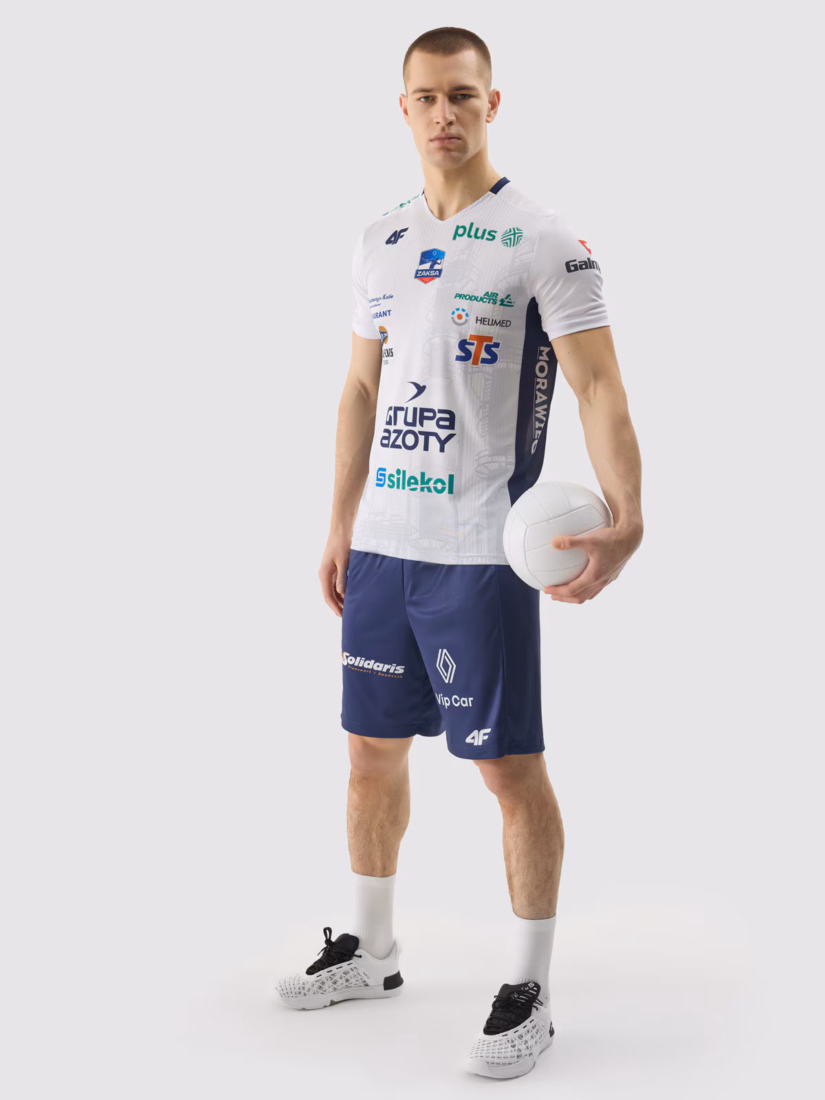 Koszulka replika domowa z sezonu 2023/24 męska 4F x Grupa Azoty ZAKSA KK - multikolor