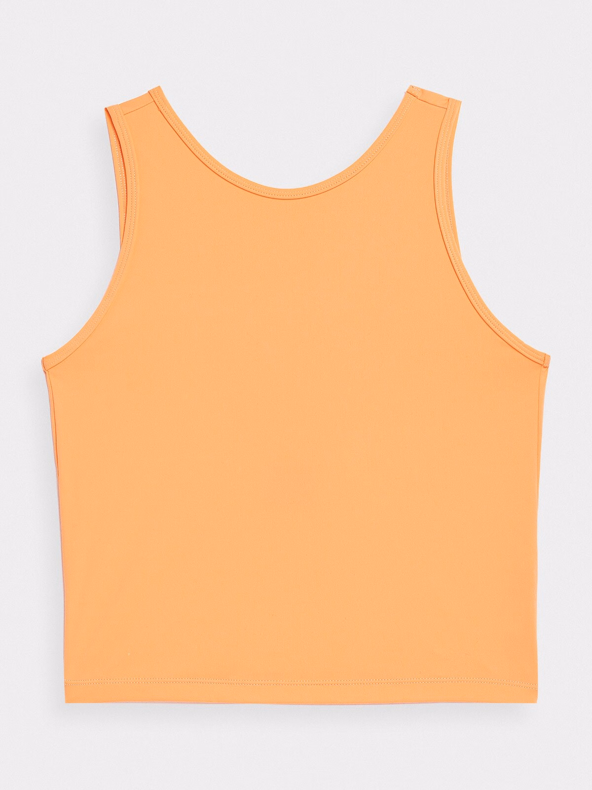 Crop top z wycięciem na plecach damski