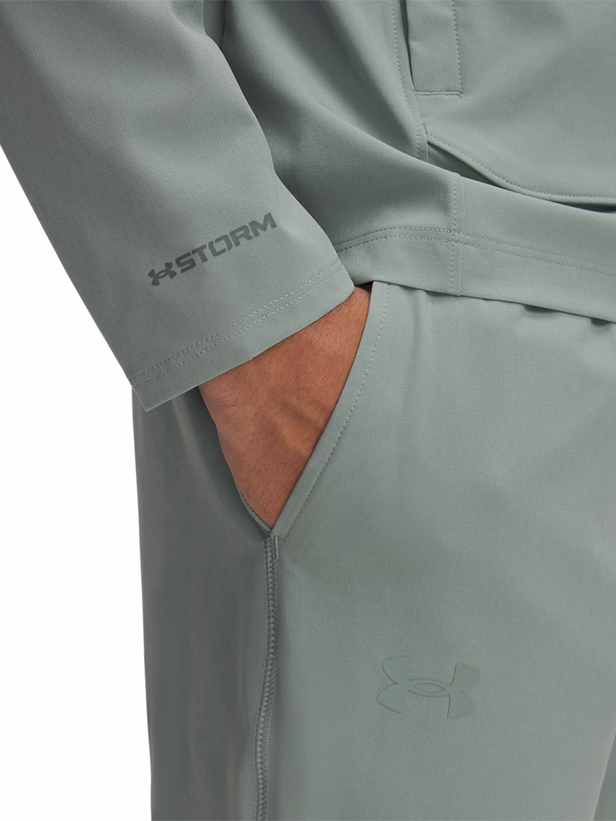 Kurtka do biegania męska Under Armour UA OutRun the STORM Jacket - zielona