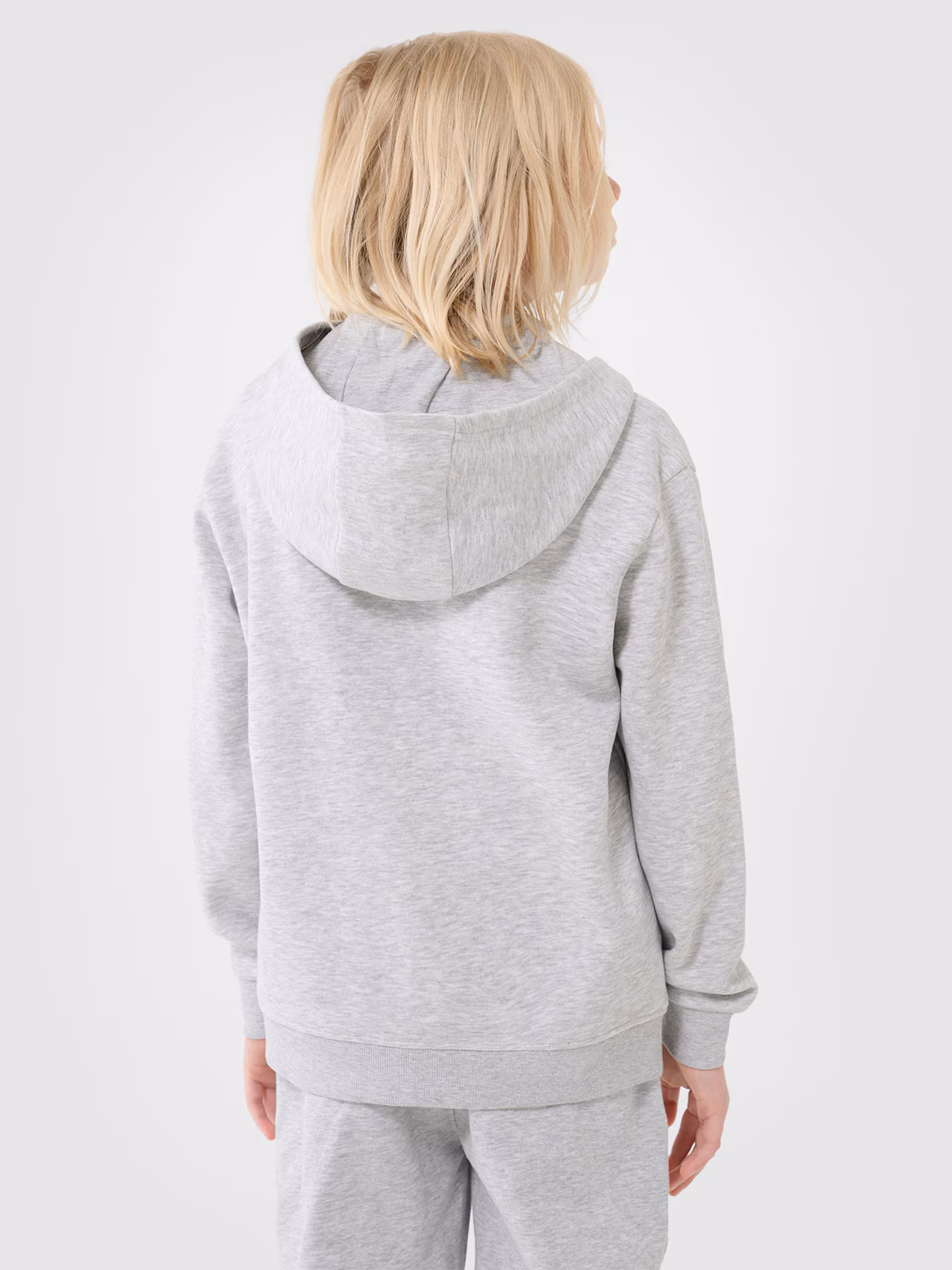 Bluza dresowa rozpinana z kapturem chłopięca - szara