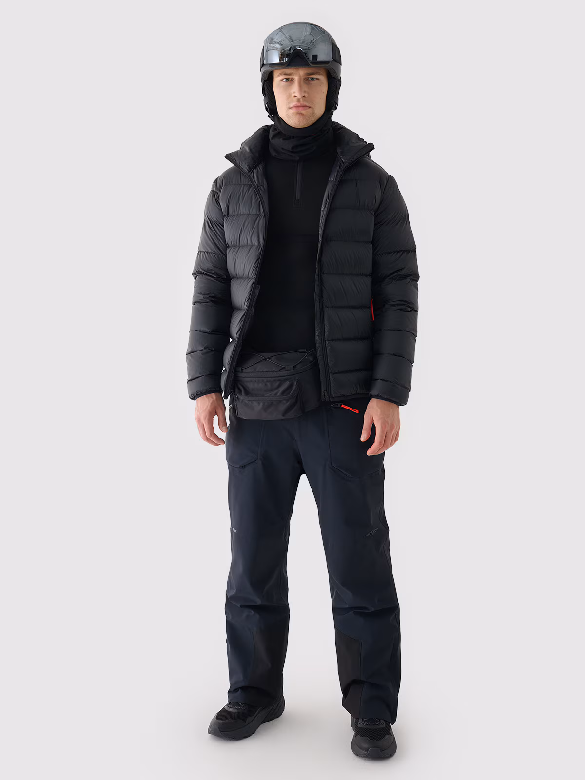 Spodnie narciarskie membrana Dermizax 20000 męskie - czarne