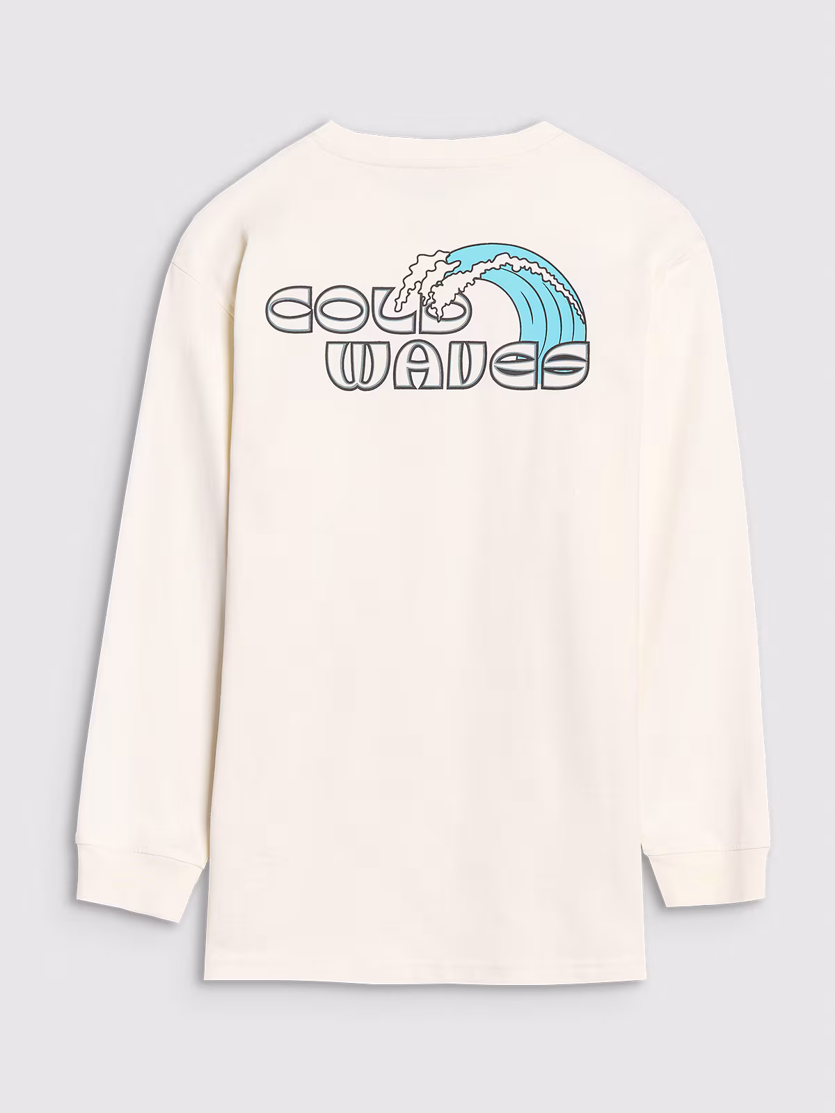 Longsleeve oversize z nadrukiem chłopięcy - biały