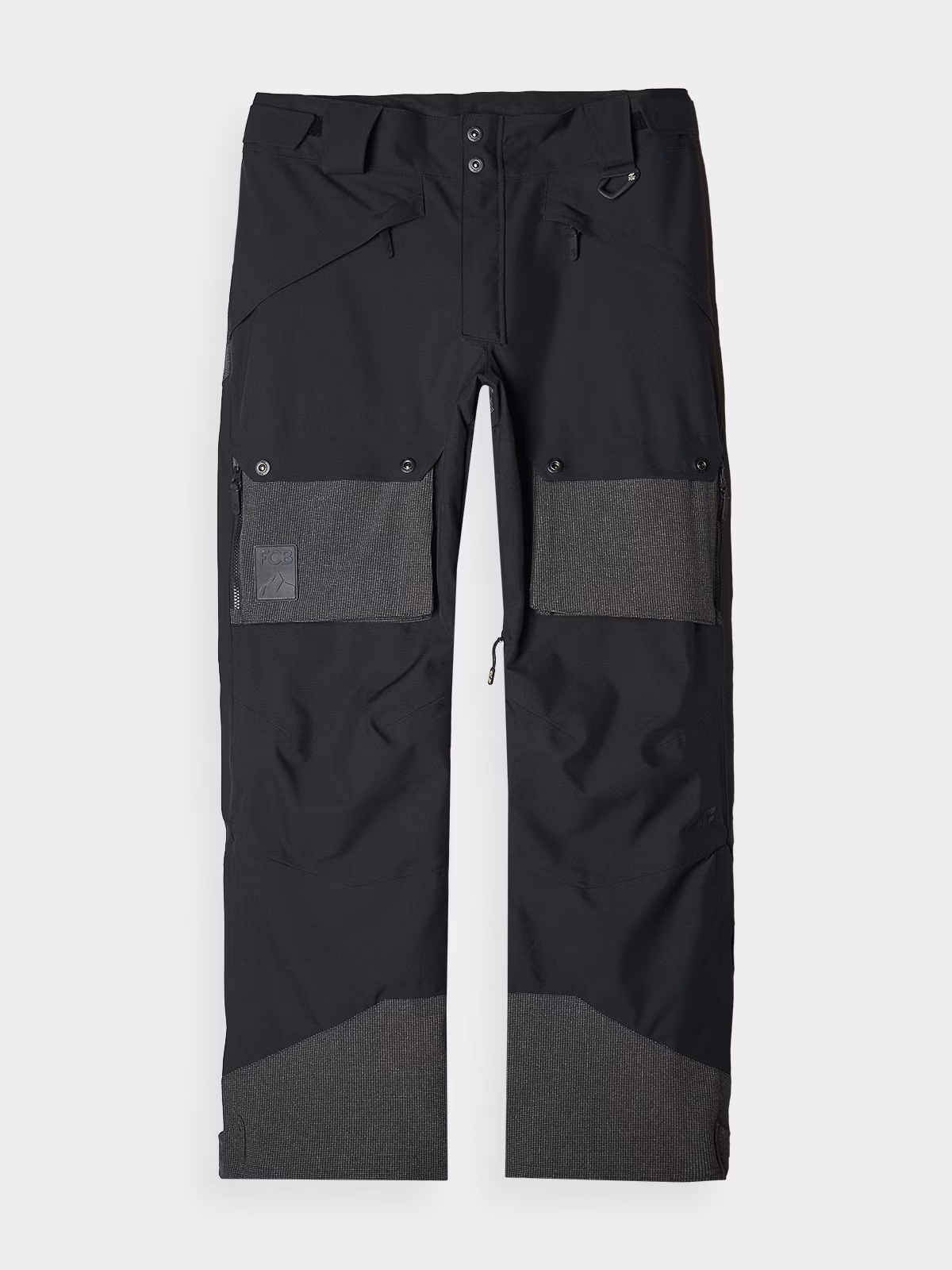 Spodnie snowboardowe membrana 10000 męskie - czarne