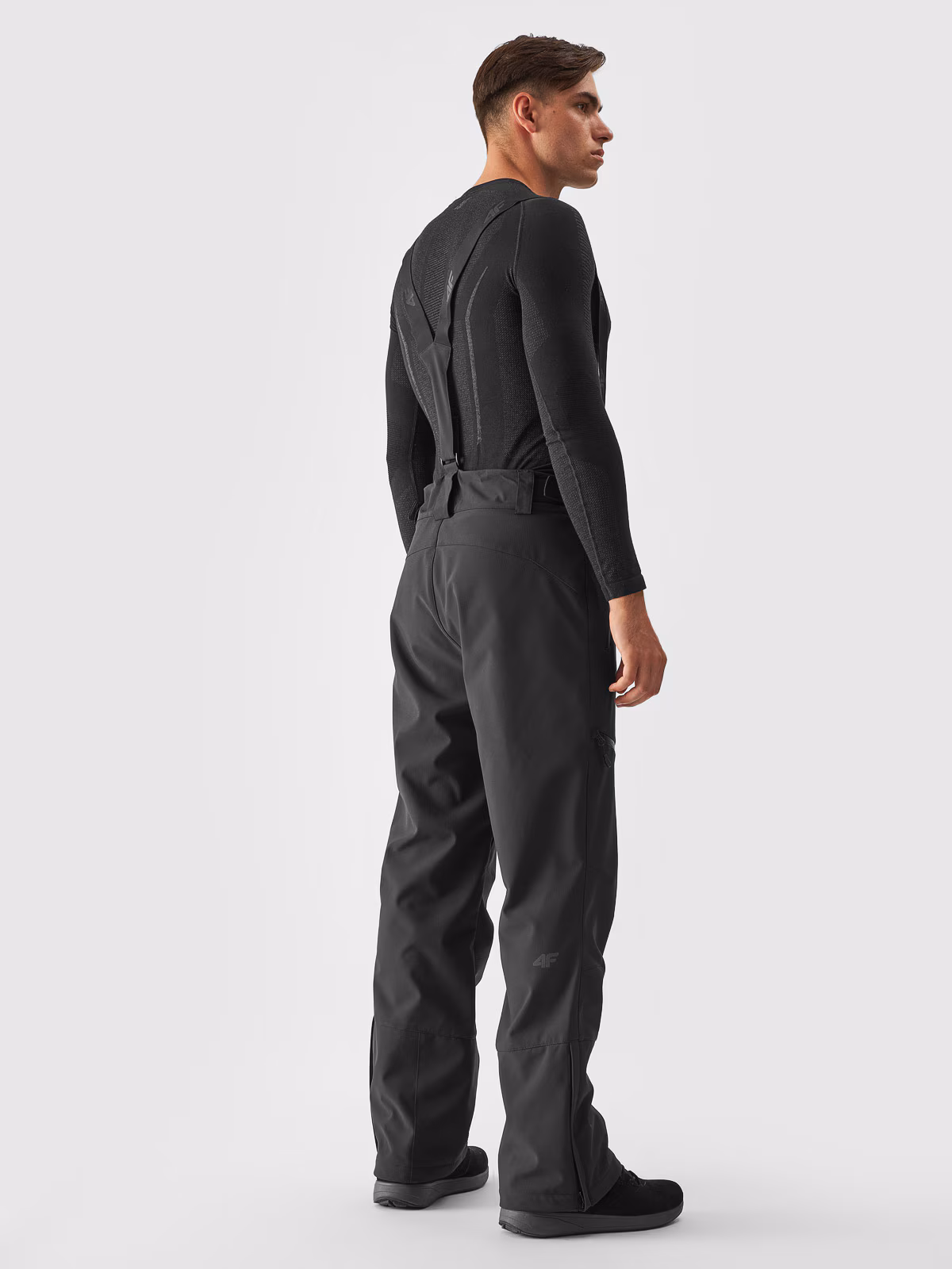 Spodnie narciarskie membrana 10000 męskie - czarne