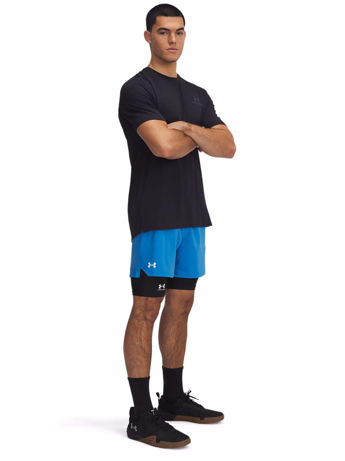 Spodenki treningowe męskie Under Armour UA Vanish Woven 6in Shorts - szare