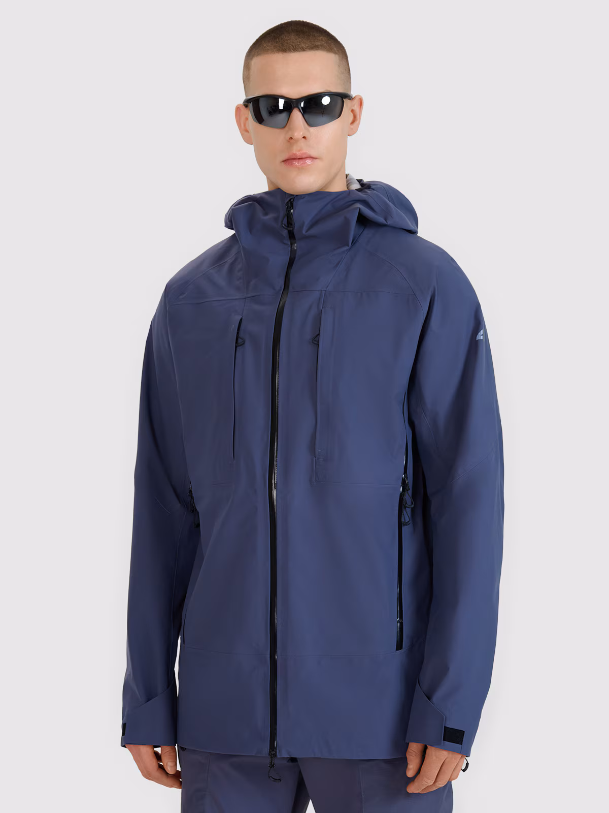 Kurtka trekkingowa membrana 20000 męska - szara