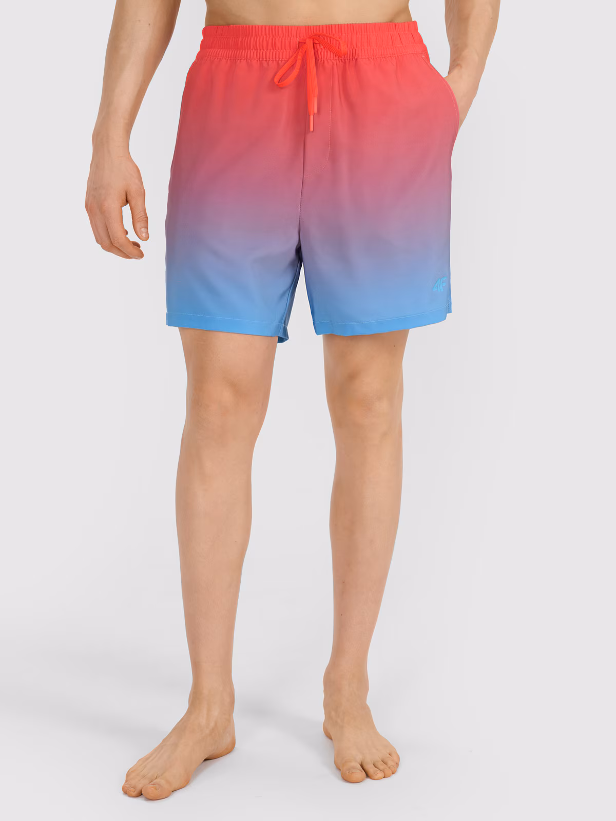 Spodenki plażowe męskie - turkusowe