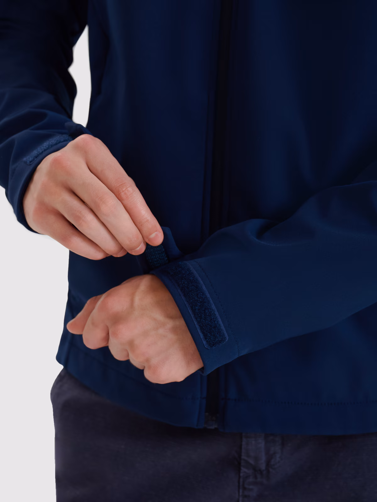 Kurtka softshell wiatroodporna membrana 5000 męska - czarna