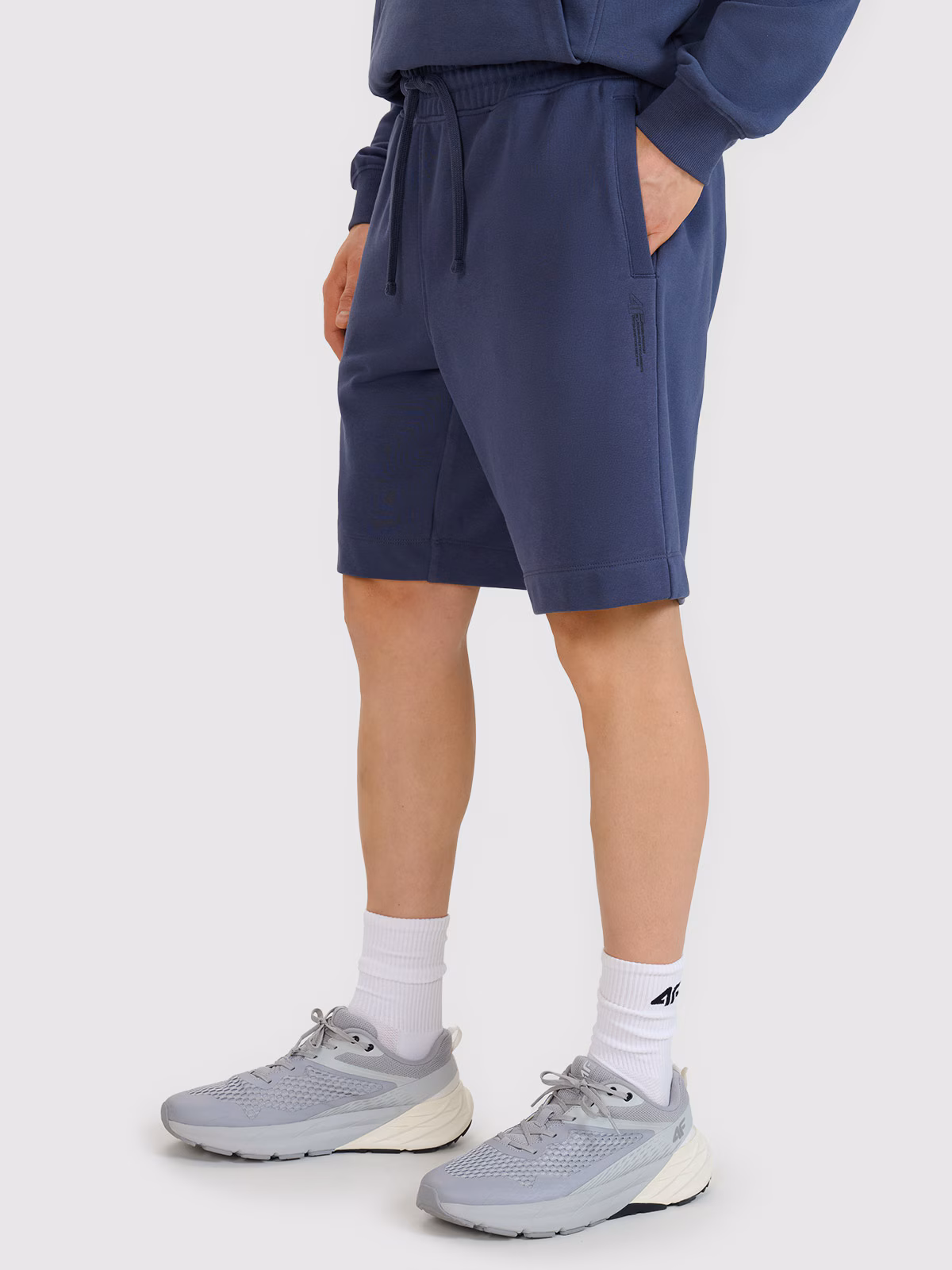 Spodenki dresowe męskie - szare