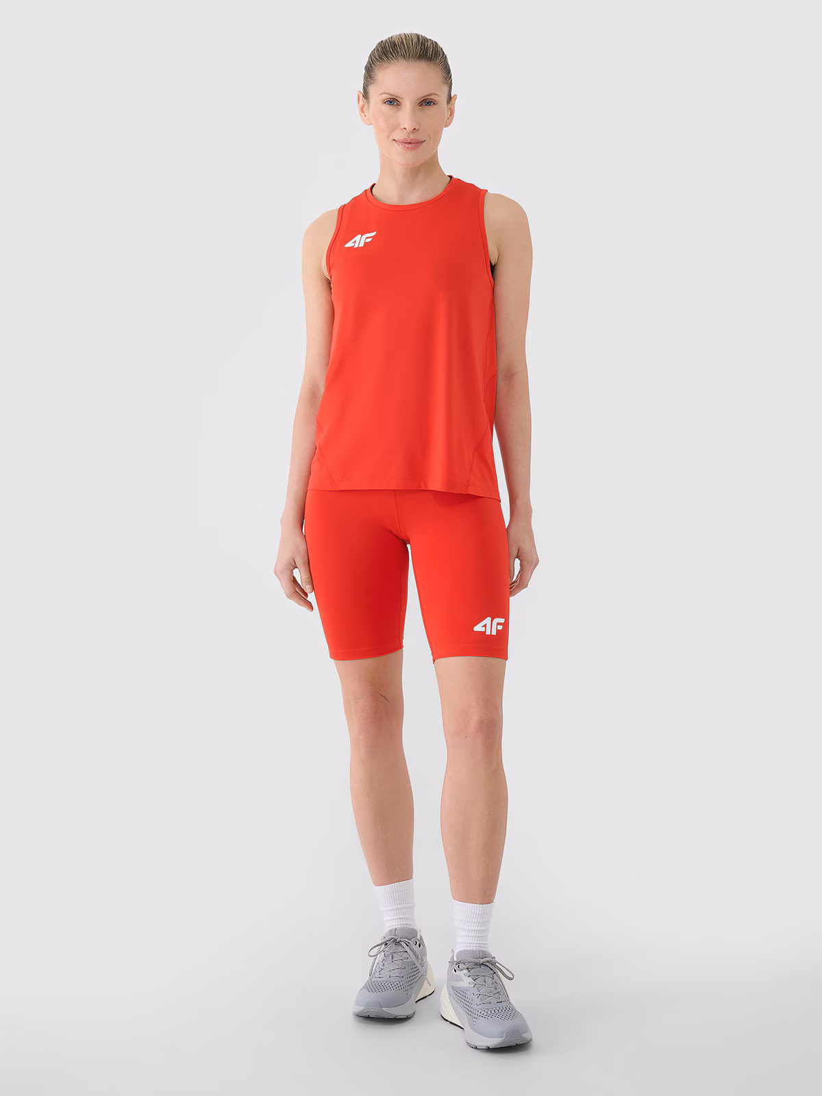 Legginsy kolarki treningowe damskie - niebieskie