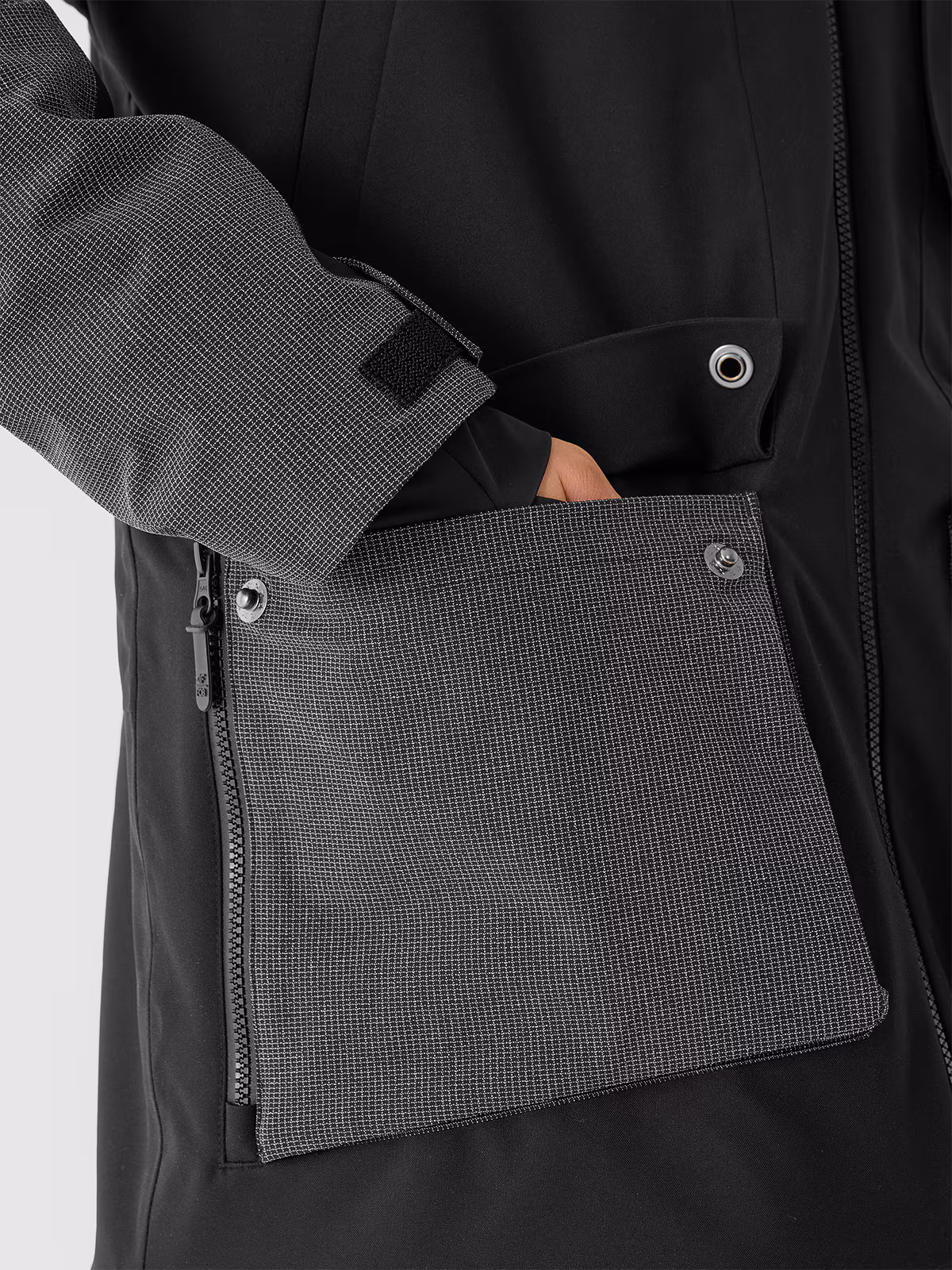 Kurtka snowboardowa membrana 10000 męska - biała