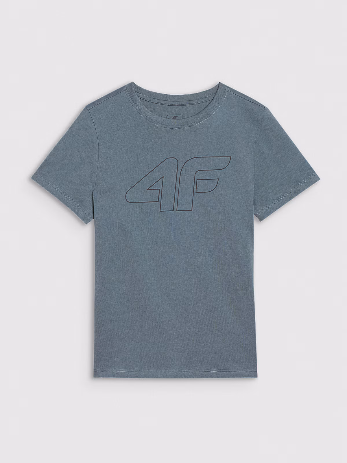 T-shirt z nadrukiem chłopięcy - turkusowy