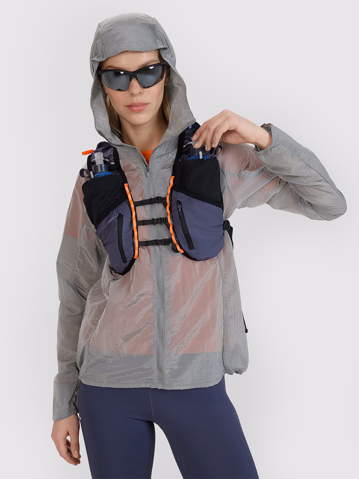 Kamizelka do biegania w terenie - granatowa