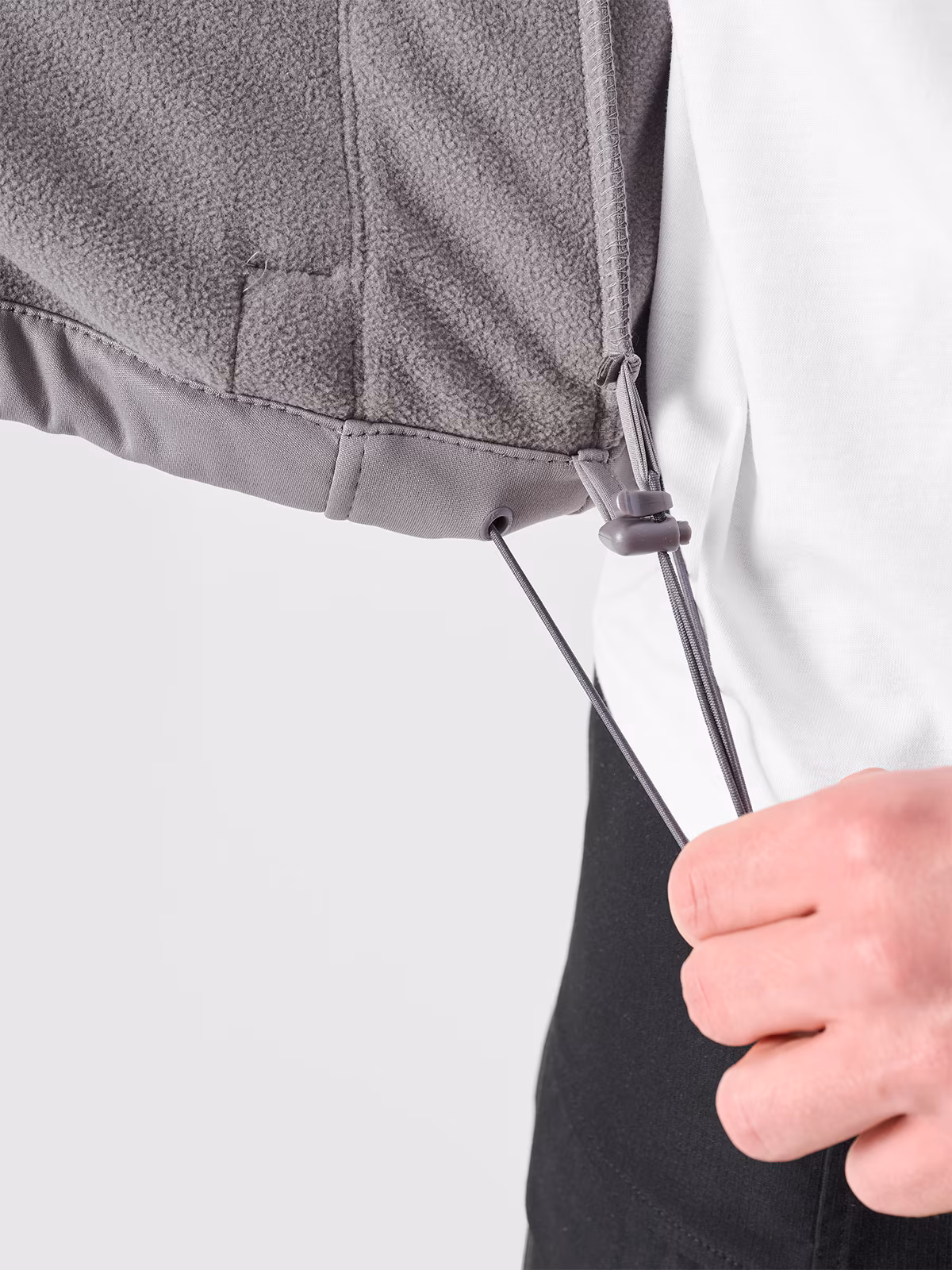 Kurtka softshell wiatroodporna membrana 5 000 męska - szara