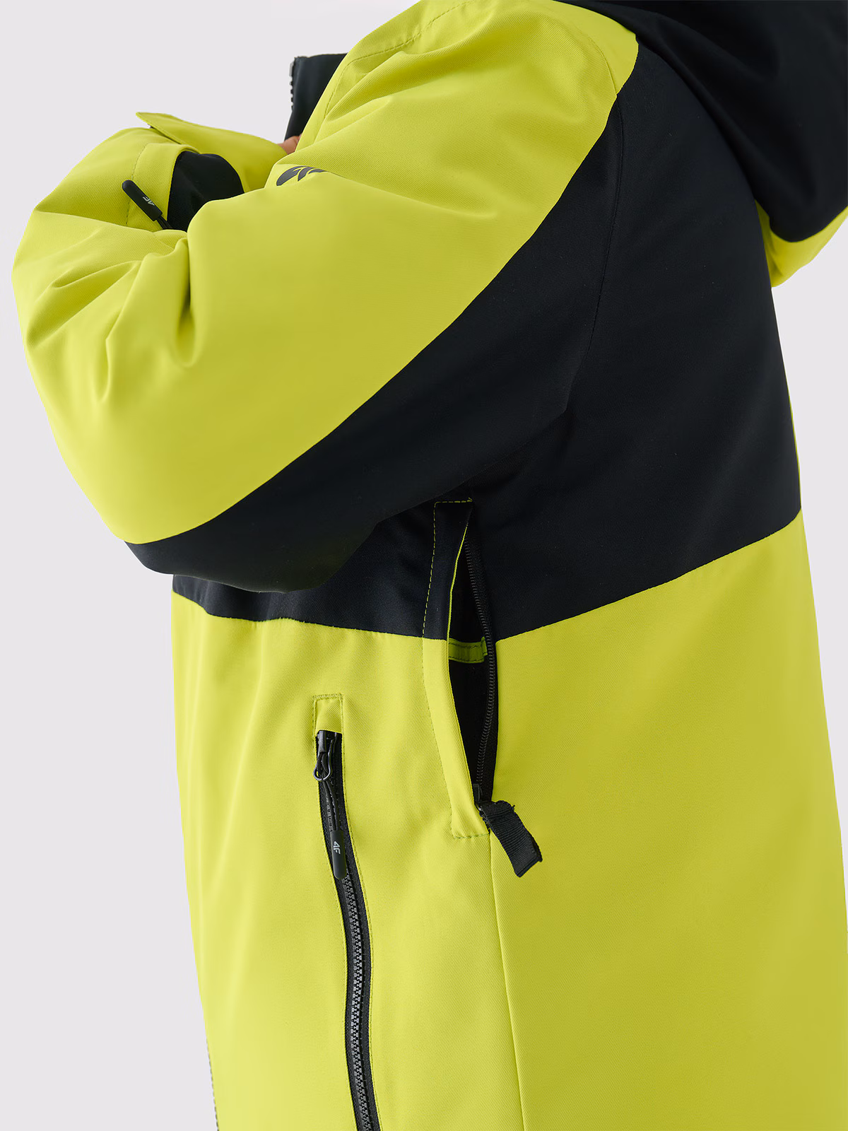 Kurtka narciarska membrana 8000 chłopięca - czarna