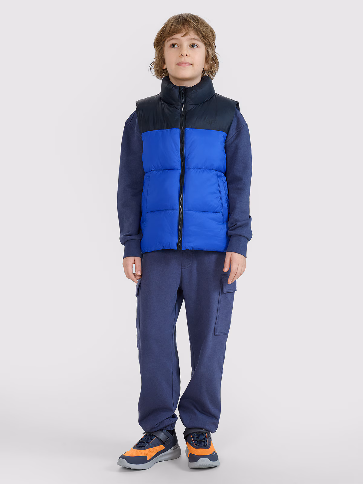 Bezrękawnik puchowy z wypełnieniem syntetycznym chłopięcy - zielony