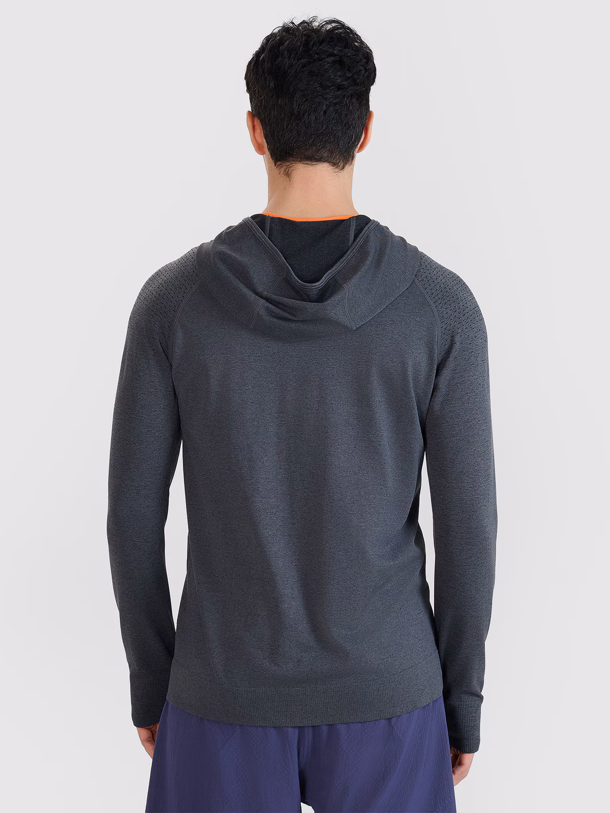 Bluza do biegania w terenie szybkoschnąca męska - szara