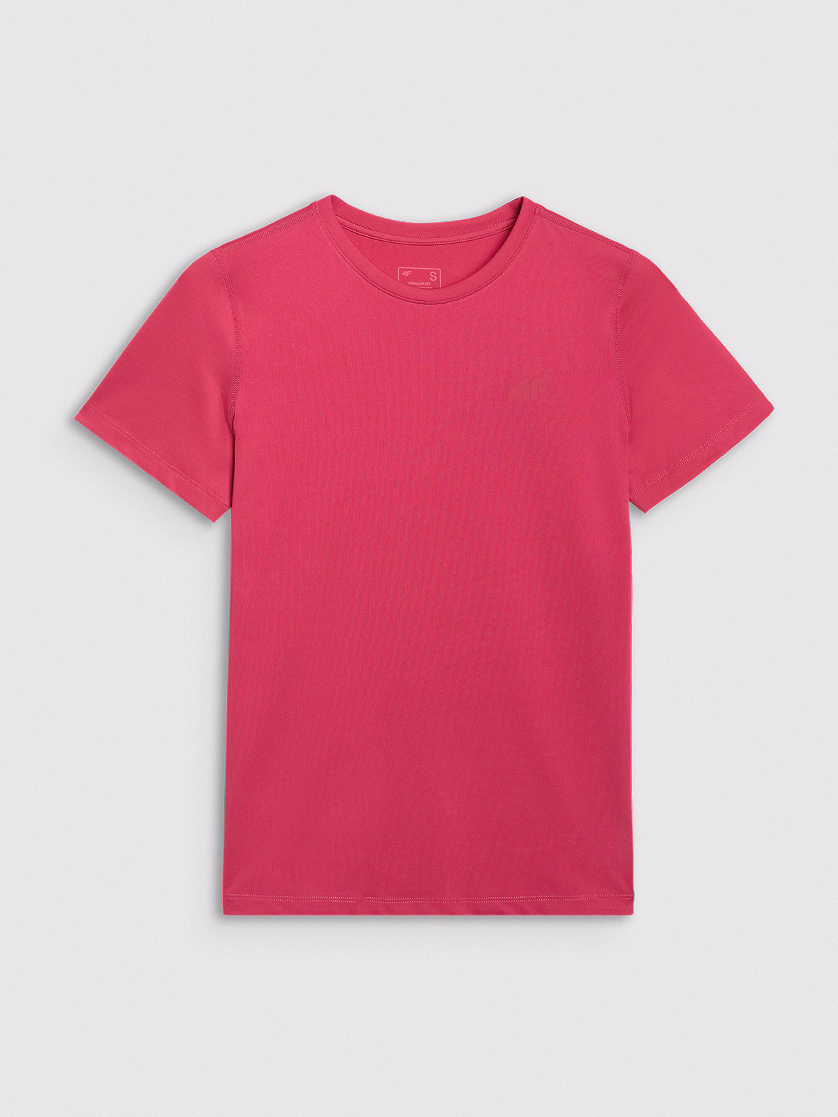 Koszulka treningowa regular szybkoschnąca damska - różowa