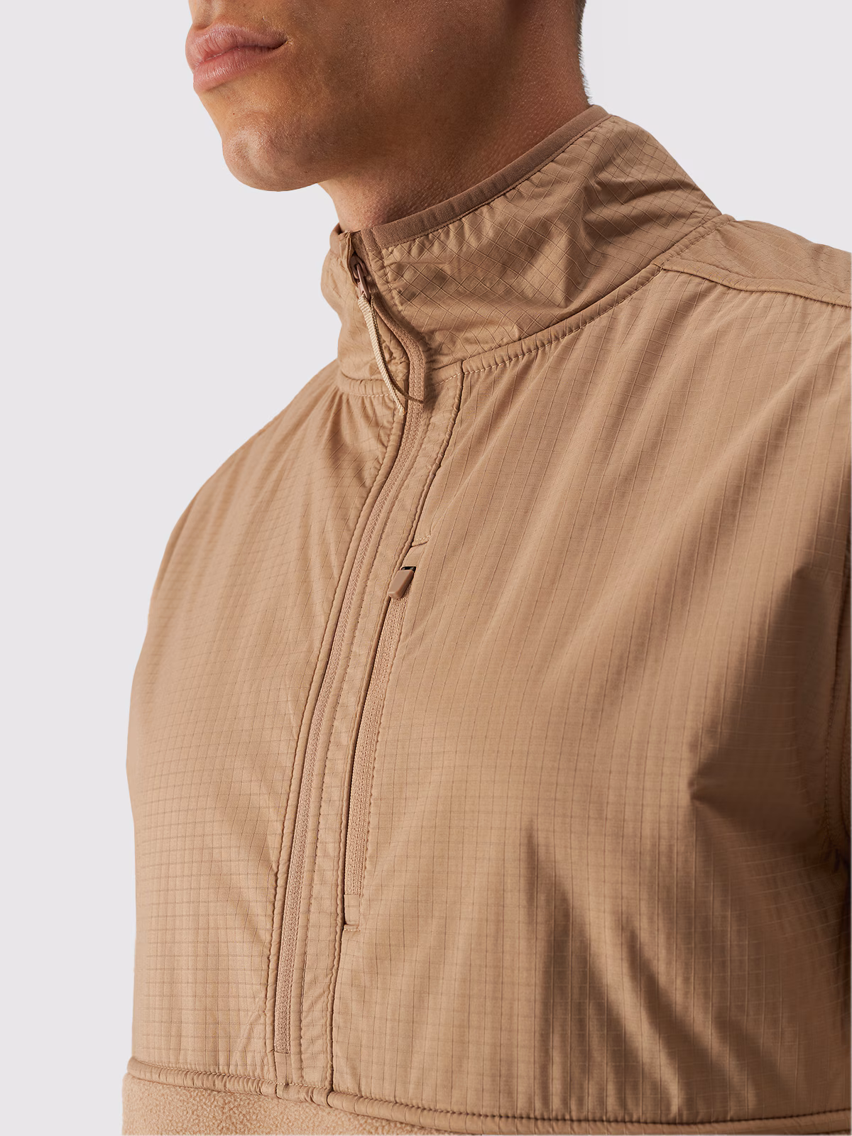 Polar ze stójką regular męski - beżowy