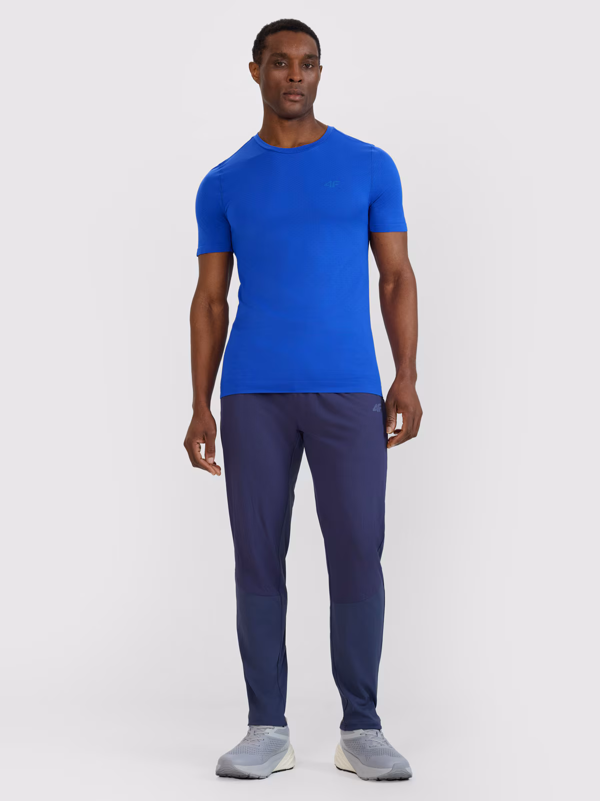 Spodnie do biegania w terenie szybkoschnące męskie - szare