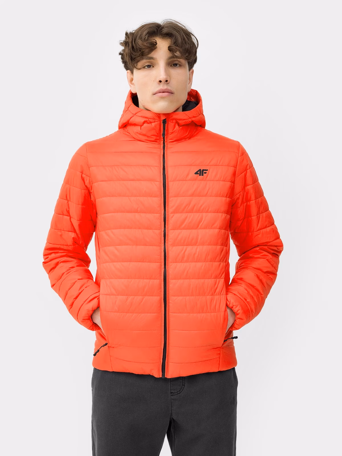 Kurtka puchowa z wypełnieniem syntetycznym męska