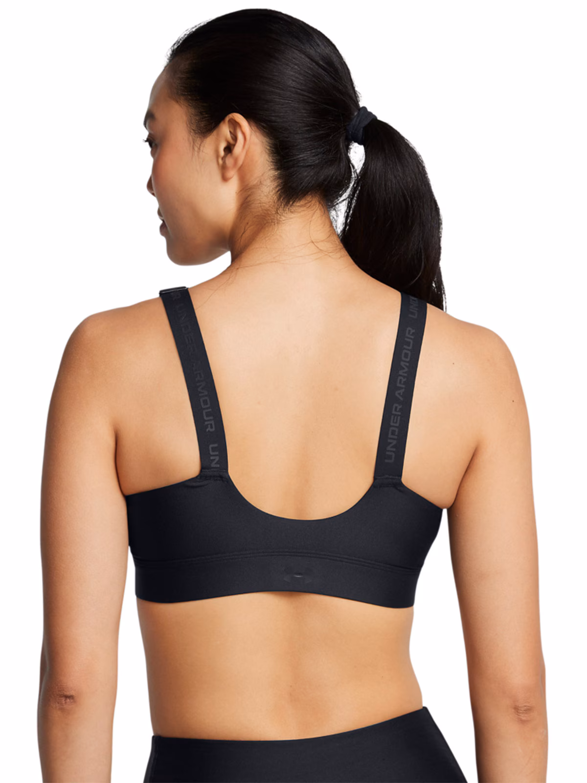Biustonosz treningowy Under Armour UA Infinity High Zip 2.0 Bra - czarny