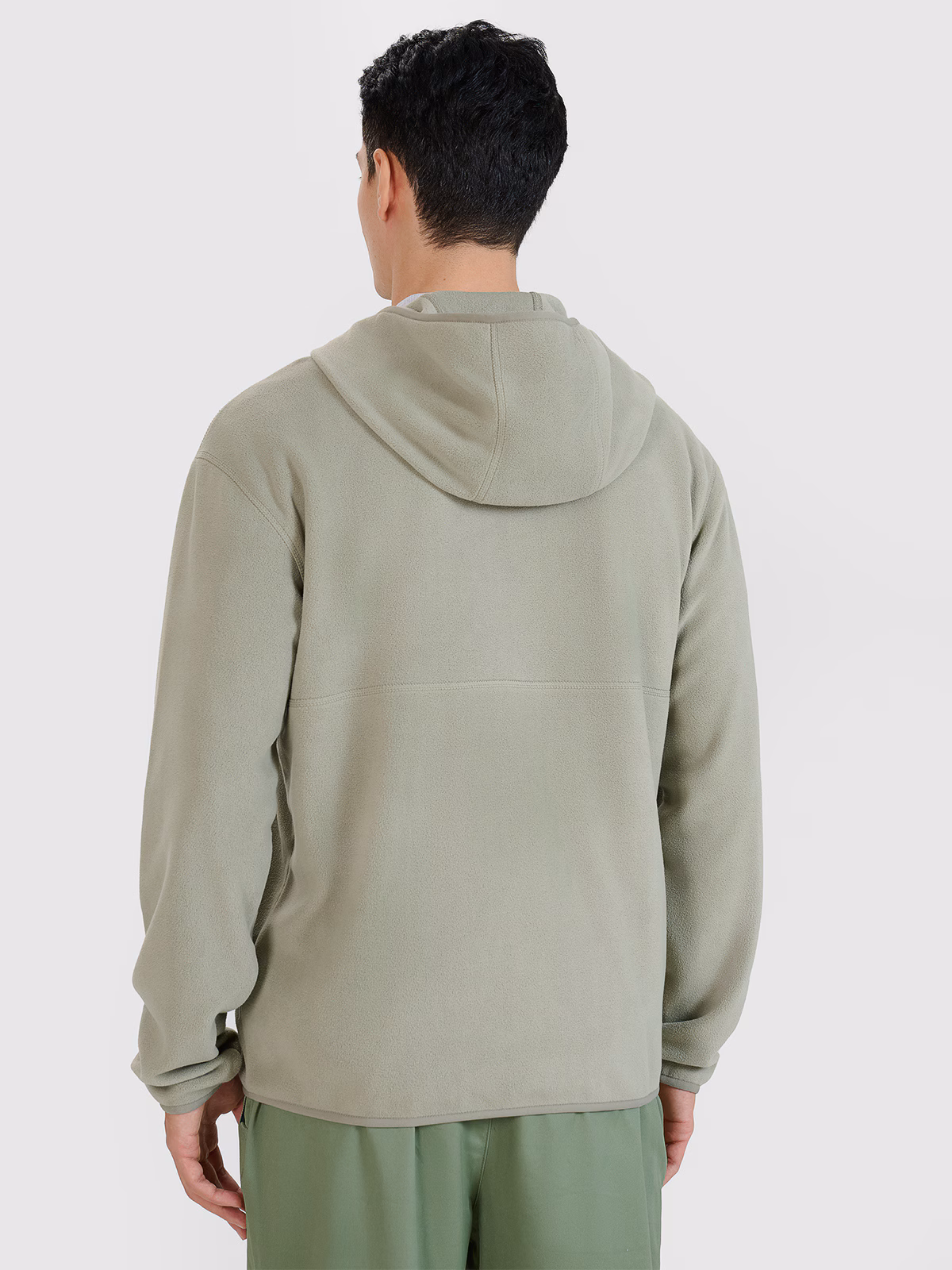 Polar regular z kapturem męski - granatowy