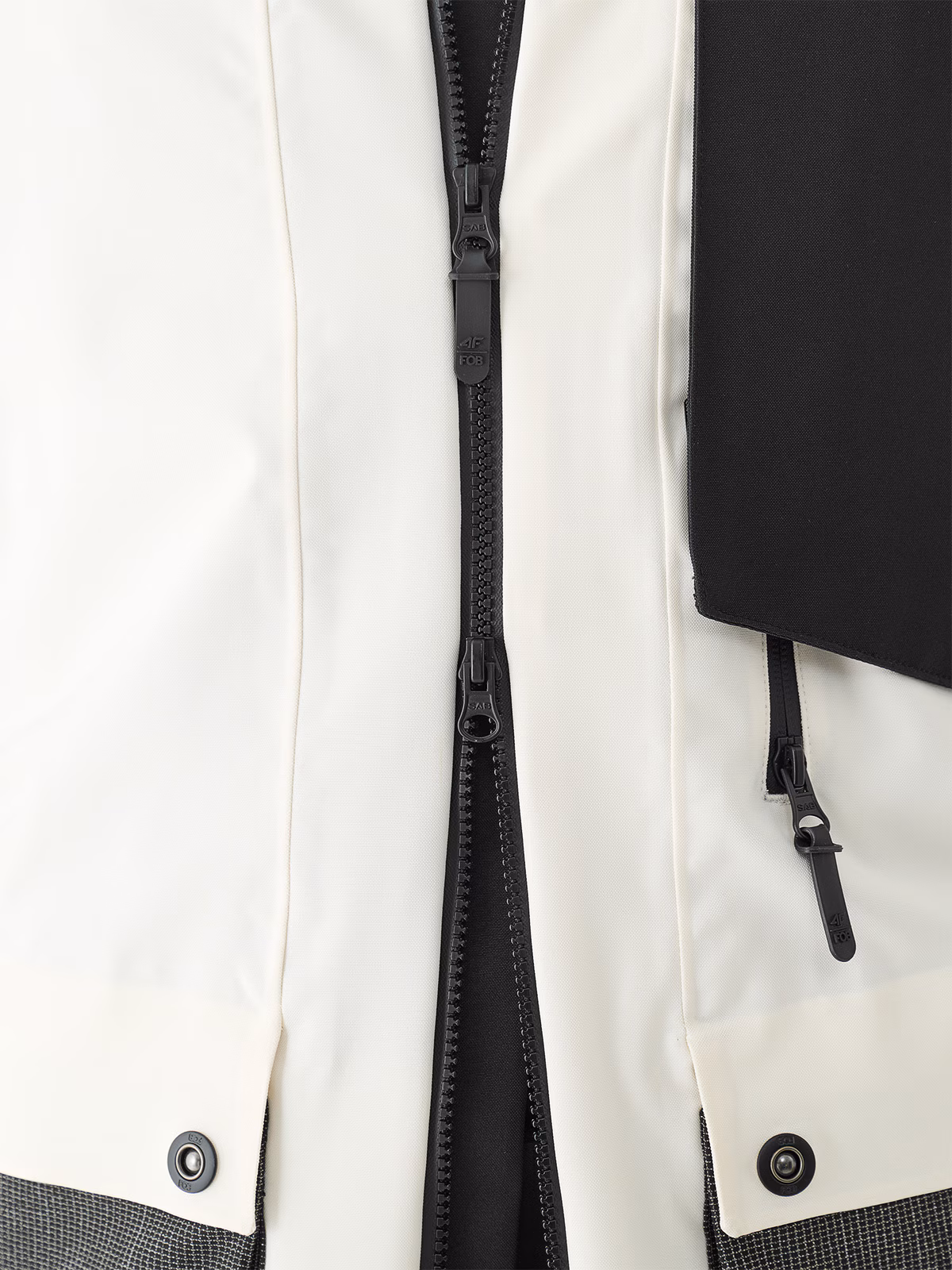 Kurtka snowboardowa membrana 10000 męska - biała