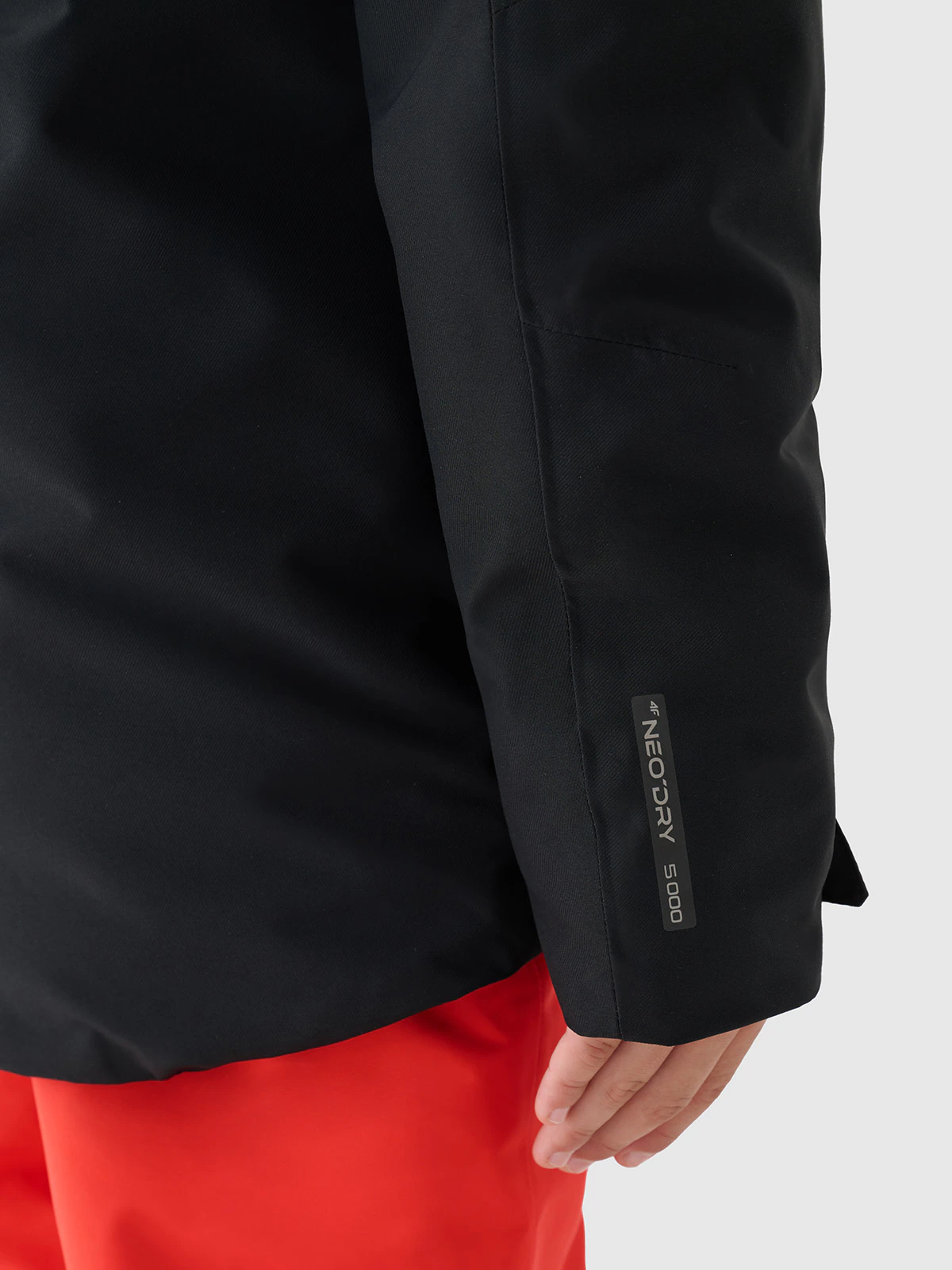 Kurtka narciarska membrana 5000 chłopięca - czerwona