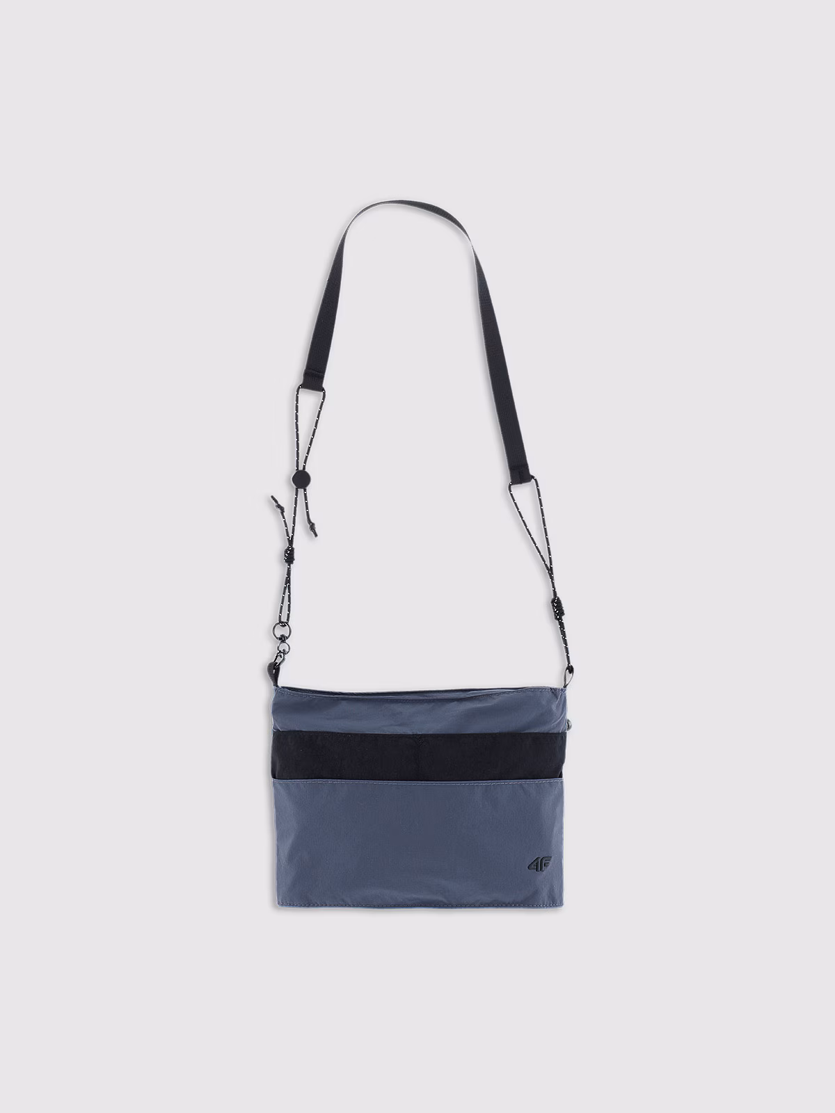 Saszetka crossbody uniseks - szara