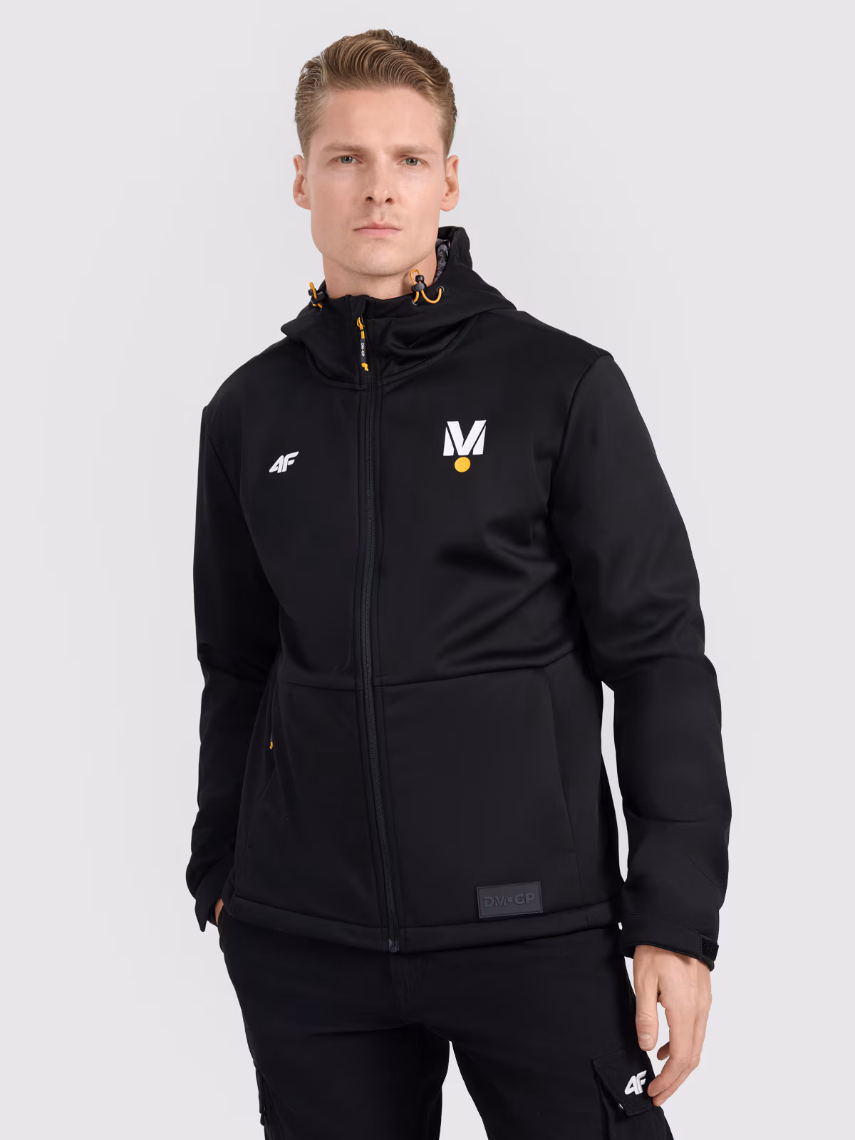 Kurtka softshell wiatroodporna membrana 5000 uniseks 4F x Drift Masters - czarna