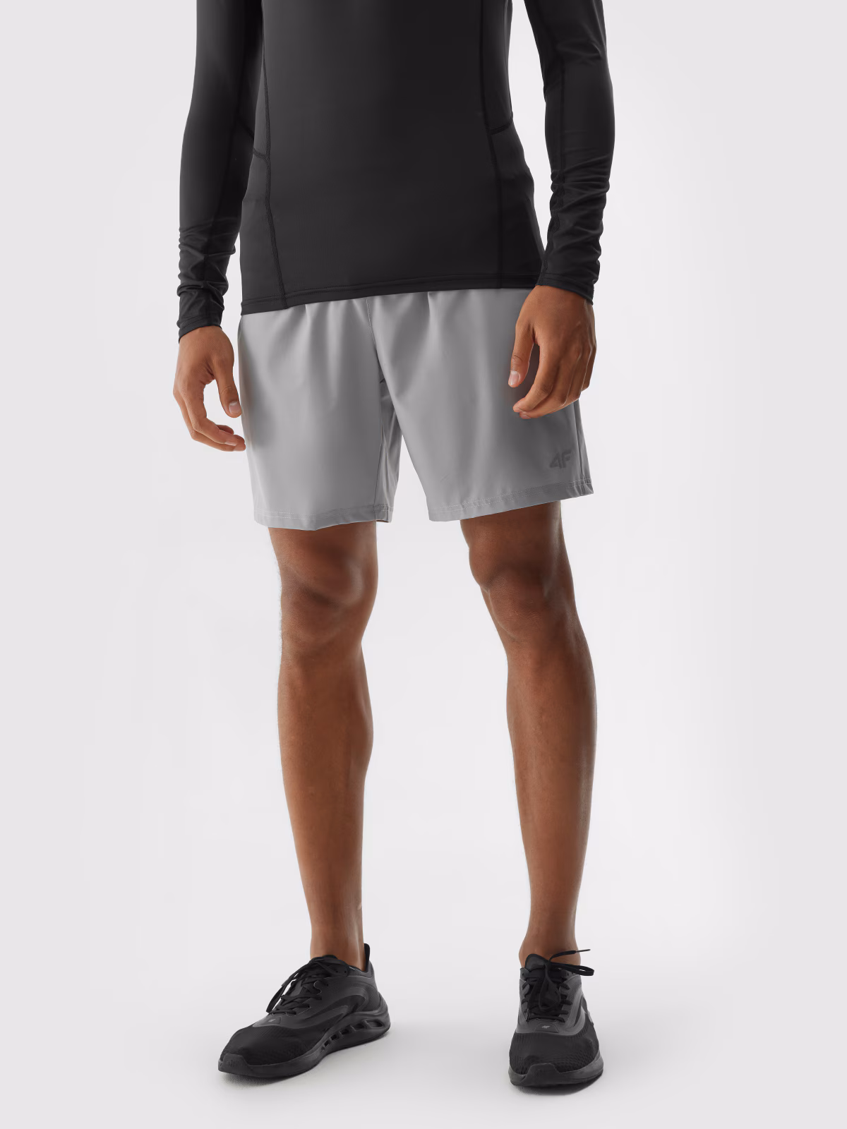 Spodenki treningowe 4Way Stretch męskie - szare