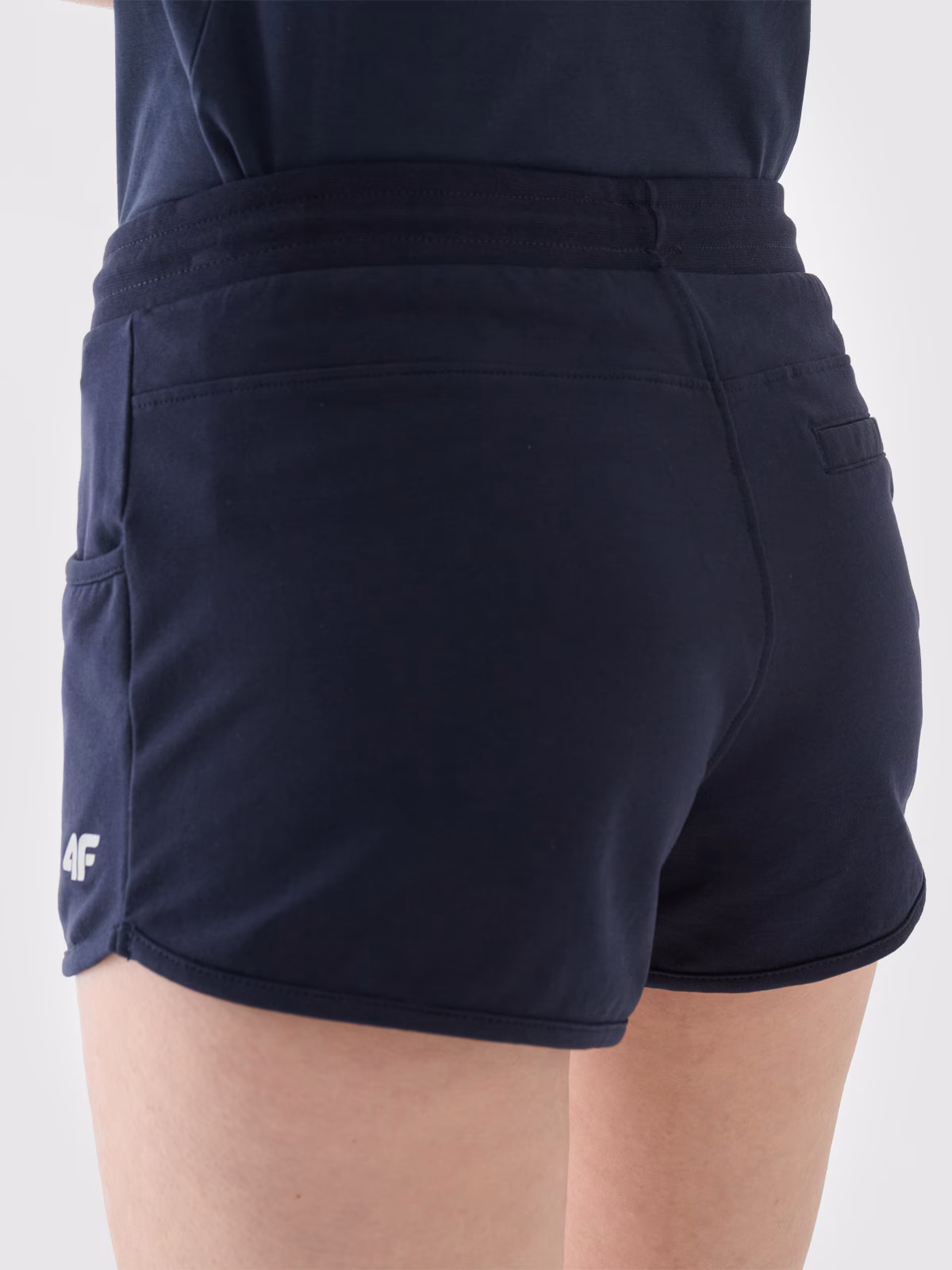 Spodenki dresowe damskie - granatowe