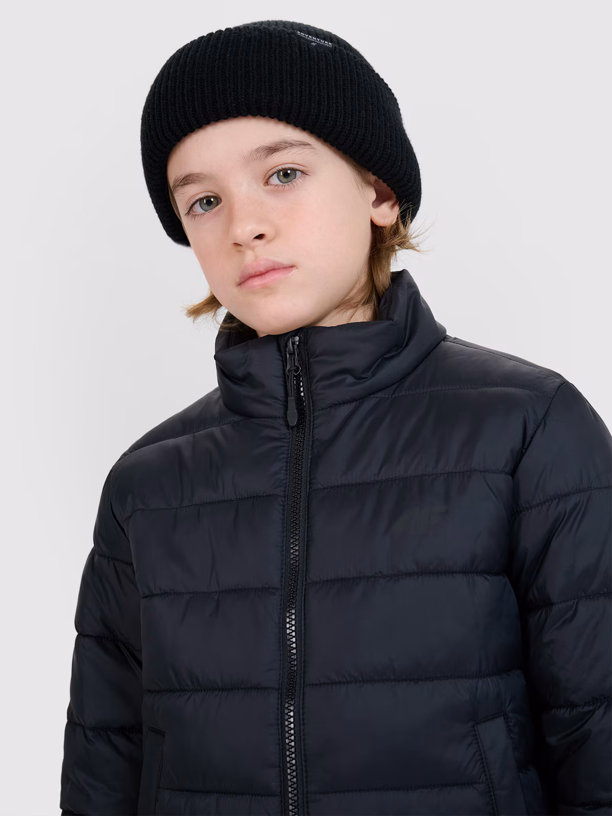 Kurtka puchowa z wypełnieniem syntetycznym chłopięca - zielona